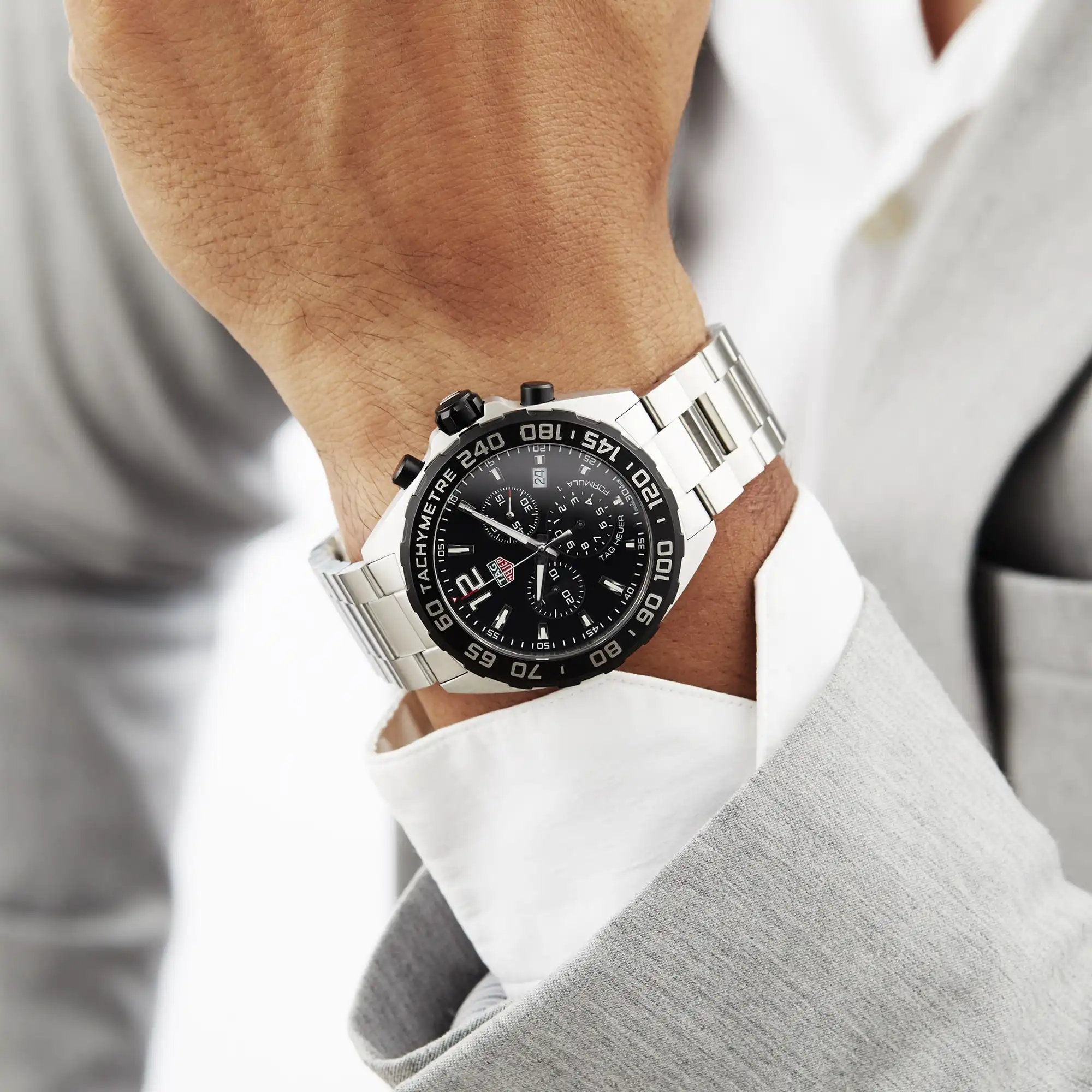 TAG Heuer Formula 1 Quartz Chronograph 200M 43mm Mens Replica Black CAZ1010.BA0842 - Image 7