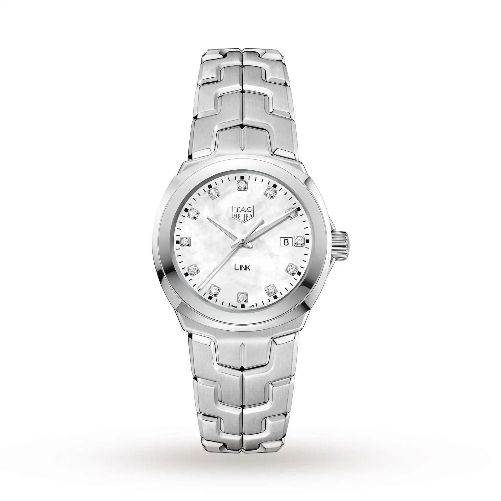 TAG Heuer Link Quartz Date Mother Of Pearl 32mm Ladies Replica WBC1312.BA0600