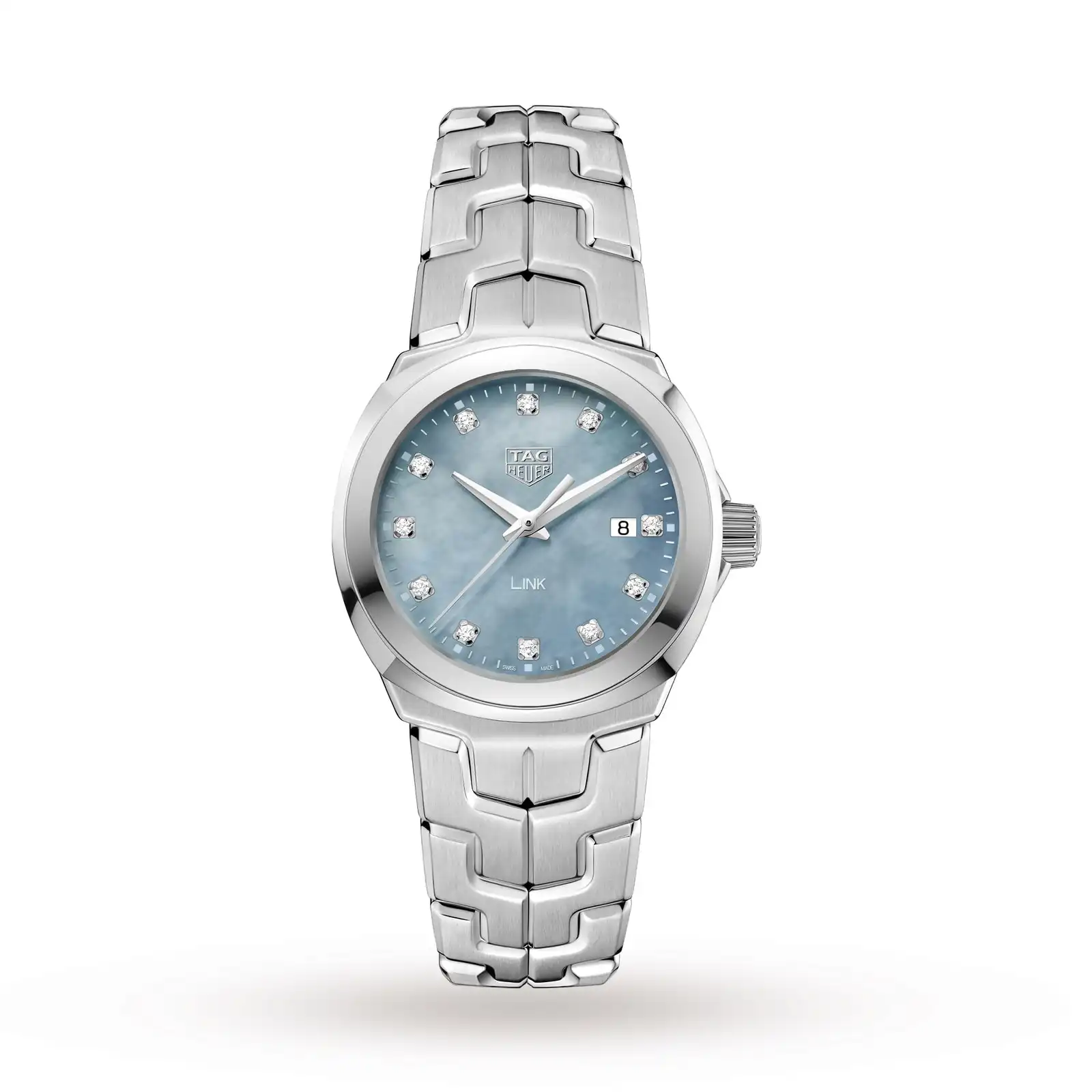 TAG Heuer Link Quartz Date Mother Of Pearl Ladies Replica WBC1313.BA0600