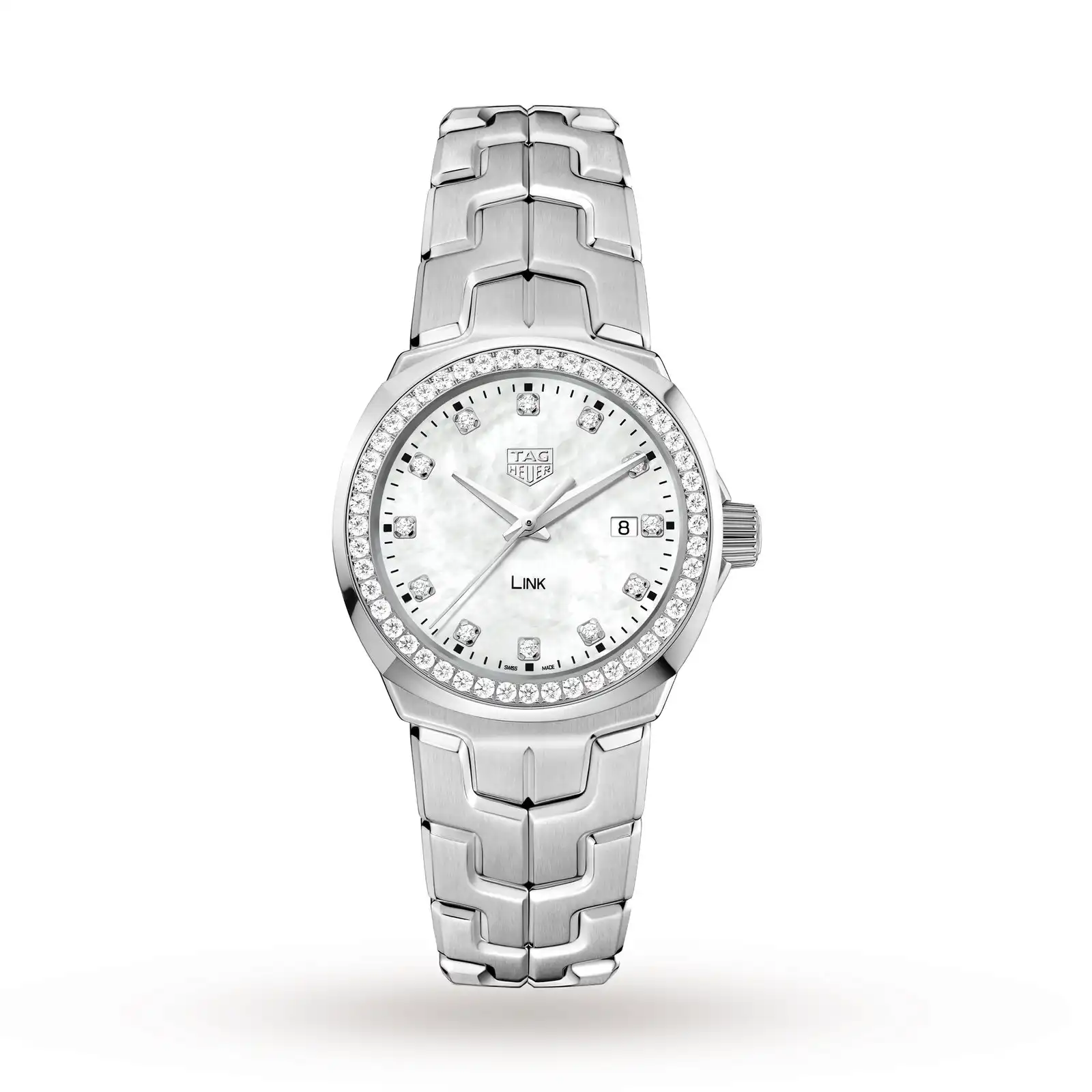 TAG Heuer Link 32mm Diamond Bezel Ladies Replica WBC1316.BA0600