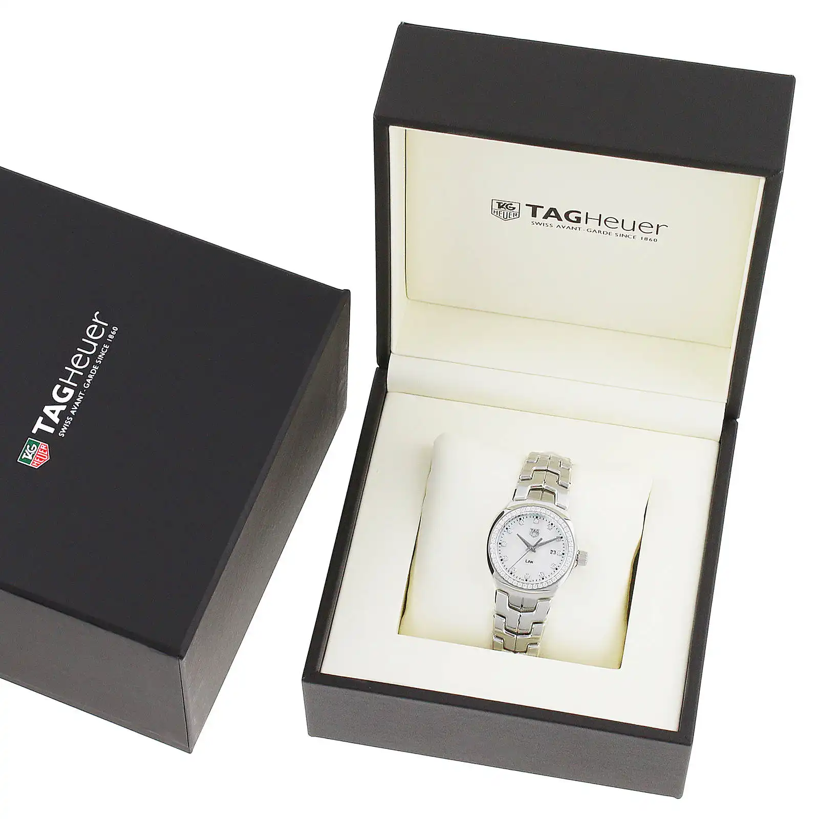 TAG Heuer Link 32mm Diamond Bezel Ladies Replica WBC1316.BA0600 - Image 6