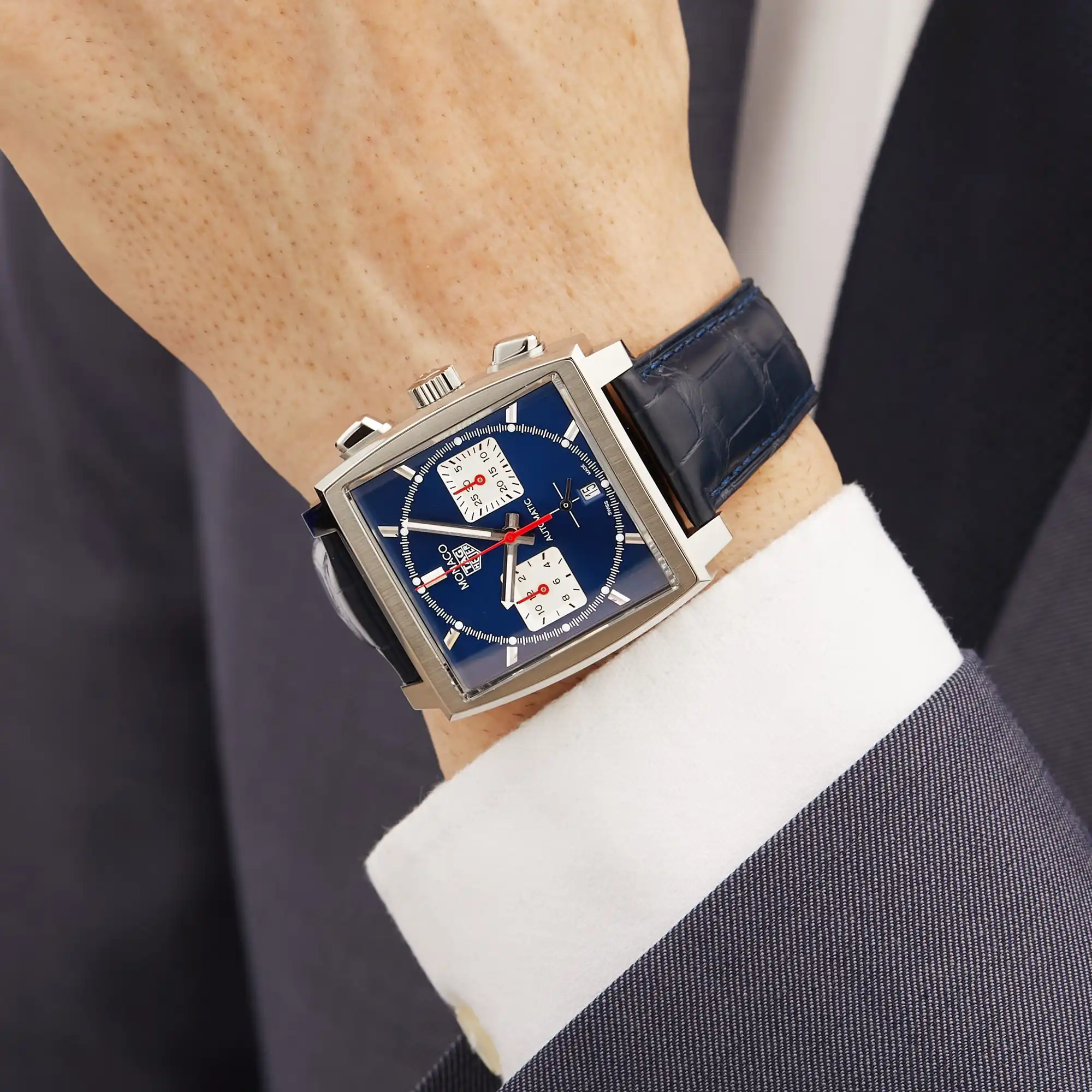 TAG Heuer Monaco Calibre Heuer 02 39mm Mens Replica CBL2111.FC6453 - Image 4