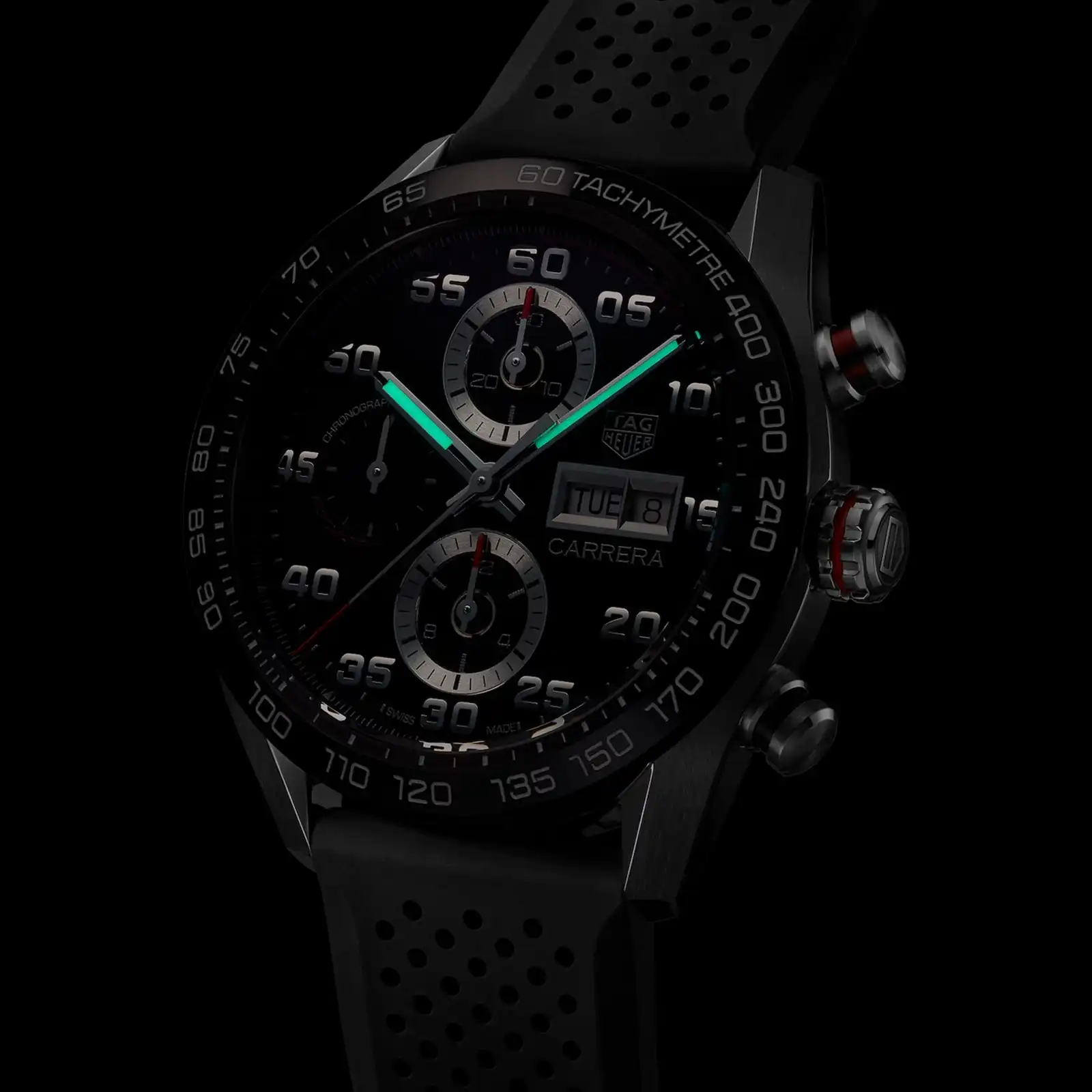 TAG Heuer Carrera 44mm Mens Replica Rubber CBN2A1AA.FT6228 - Image 5