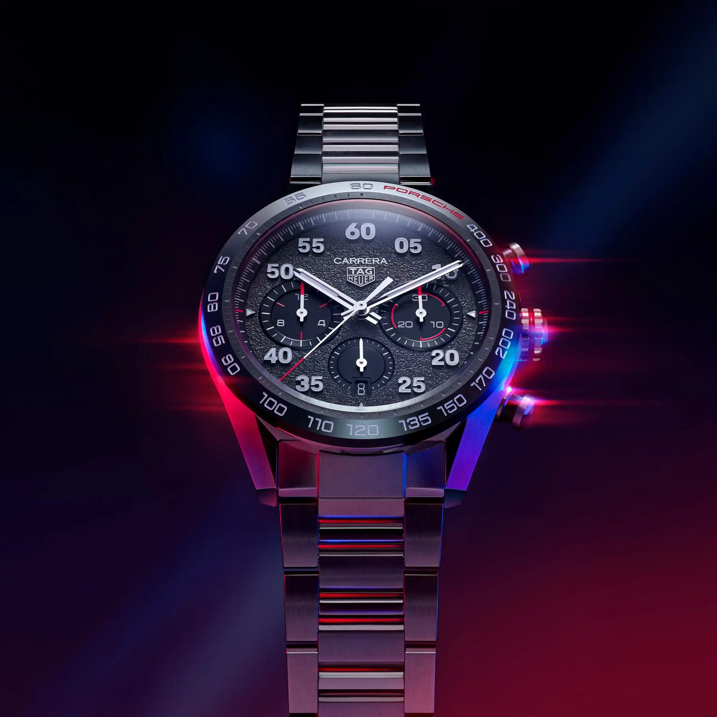 TAG Heuer Carrera Porsche Chronograph Special Edition 44 mm Calibre Heuer 02 Automatic CBN2A1F.BA0643 - Image 5