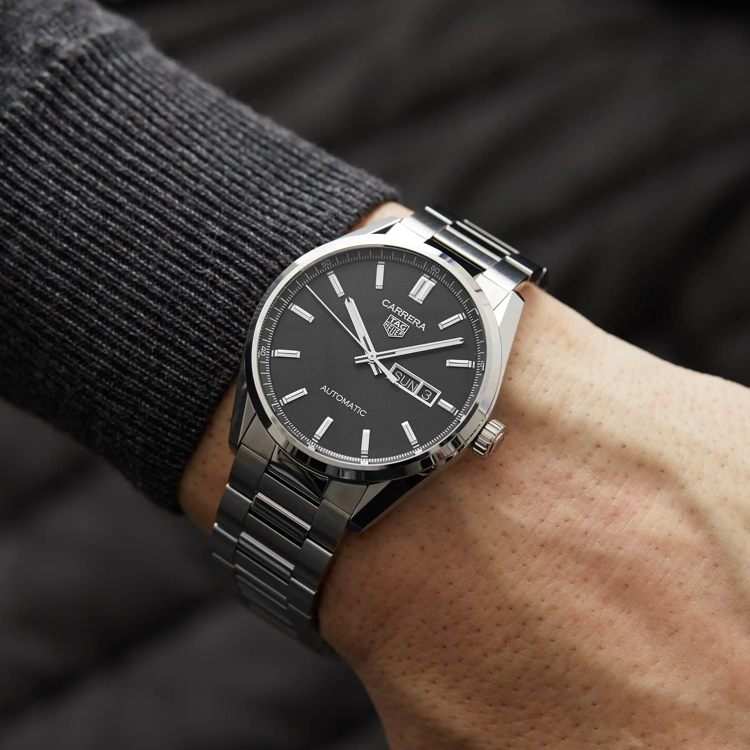 TAG Heuer Carrera Three-Hand Day-Date 41mm Automatic Mens Replica WBN2010.BA0640 - Image 8