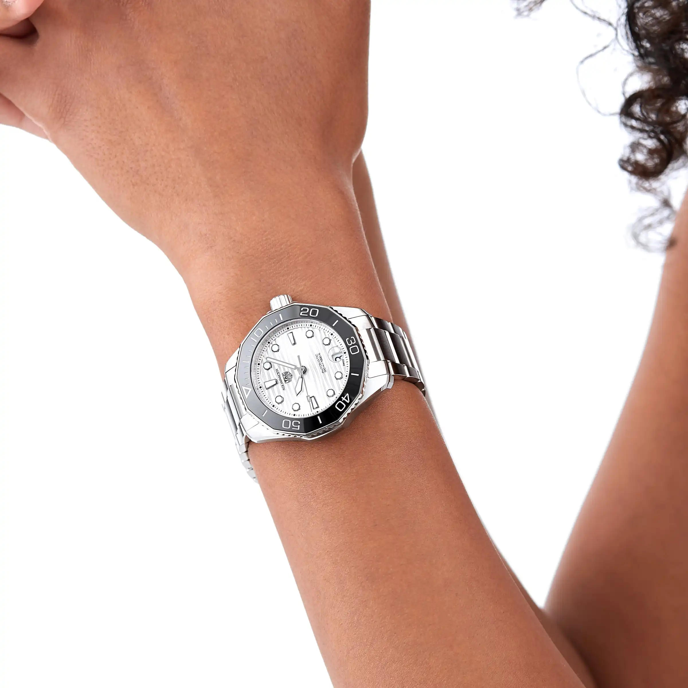 TAG Heuer Aquaracer Professional 300 Calibre 5 Automatic 36mm Ladies Replica WBP231C.BA0626 - Image 7