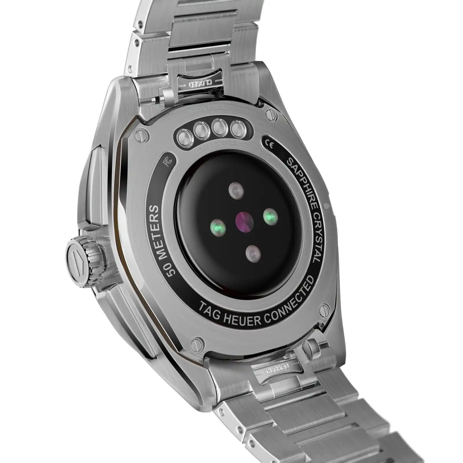 TAG Heuer Connected Calibre E4 42mm – 2022 – Steel Case (SBR80 42mm) – Steel Bracelet Smart Replica SBR8010.BA0617 - Image 6