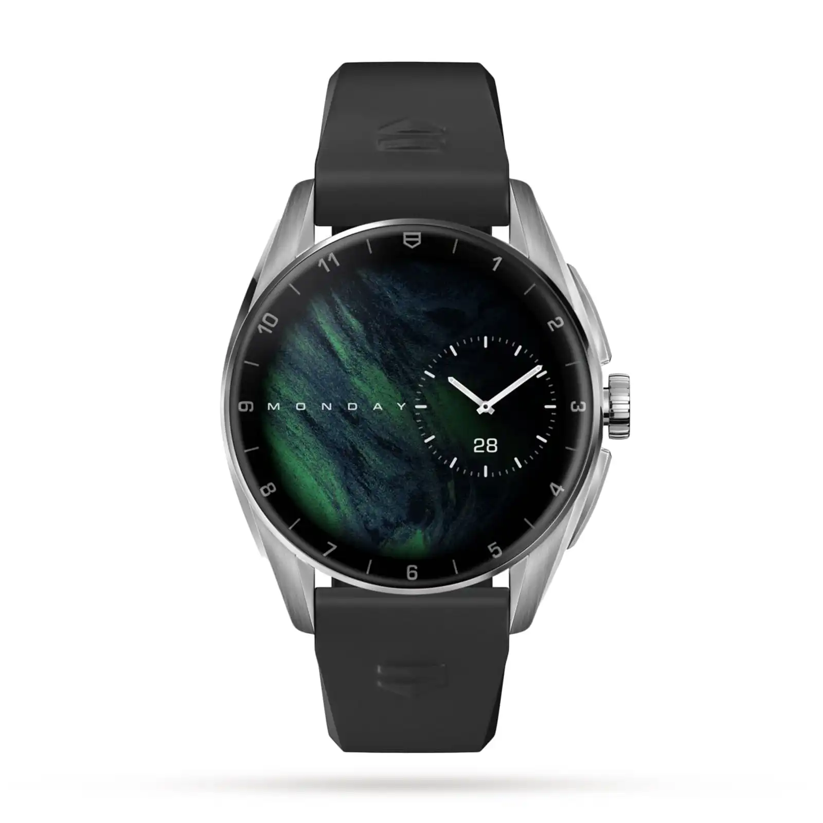 TAG Heuer Connected Calibre E4 42mm – 2022 – Steel Case (SBR80 42mm) – Black Rubber Strap Smart Replica SBR8010.BT6255