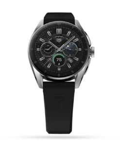 Alternative view of TAG Heuer Connected Calibre E4 42mm – 2022 – Steel Case (SBR80 42mm) – Black Rubber Strap Smart Replica SBR8010.BT6255