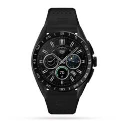 TAG Heuer Connected Calibre E4 45mm – 2022 – Titanium Case – Black Rubber Strap Smart Replica SBR8A80.BT6261