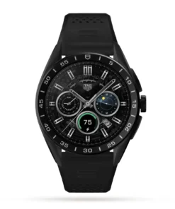 TAG Heuer Connected Calibre E4 45mm – 2022 – Titanium Case – Black Rubber Strap Smart Replica SBR8A80.BT6261