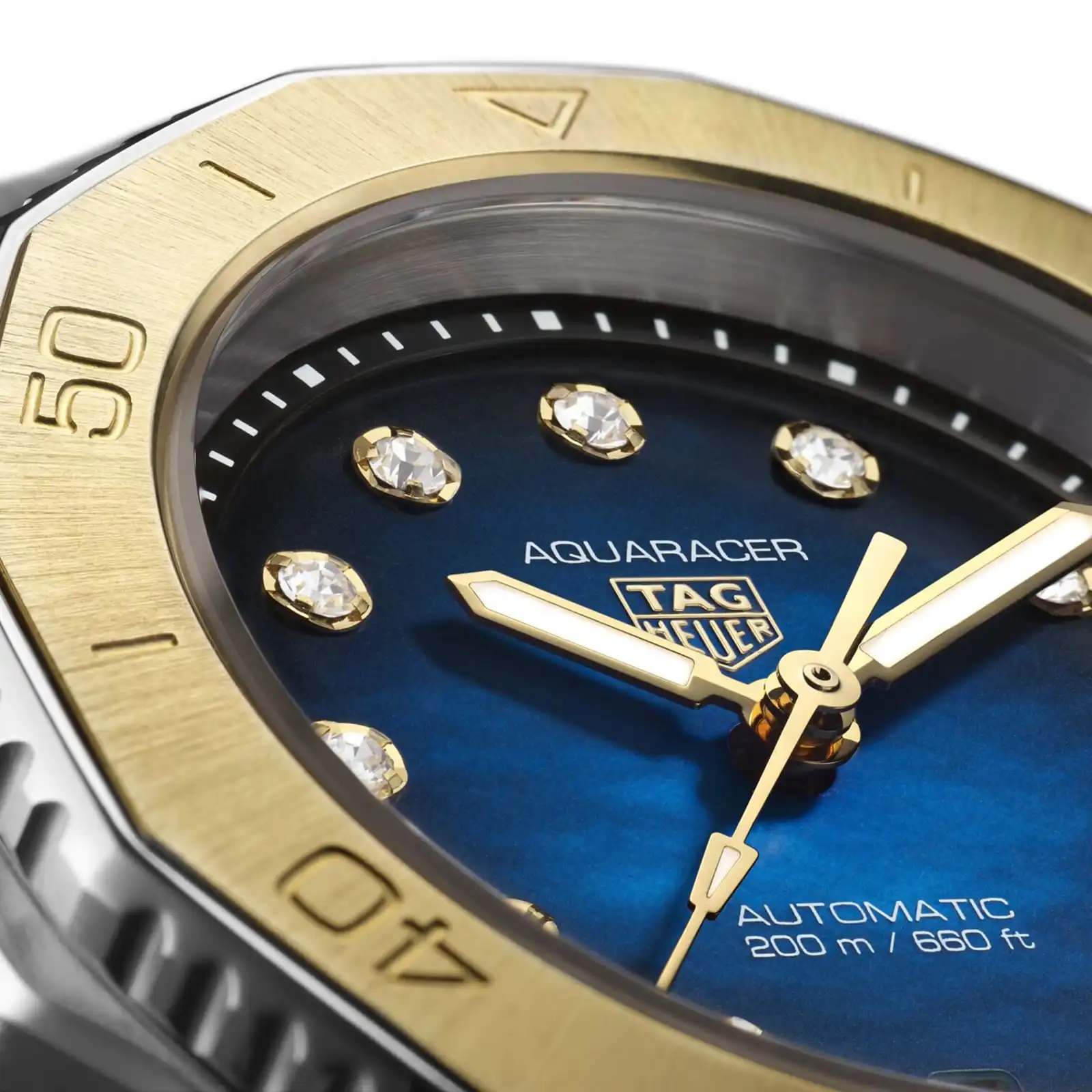 TAG Heuer Aquaracer Professional 200 30mm Ladies Replica Blue WBP2450.FT6215 - Image 4