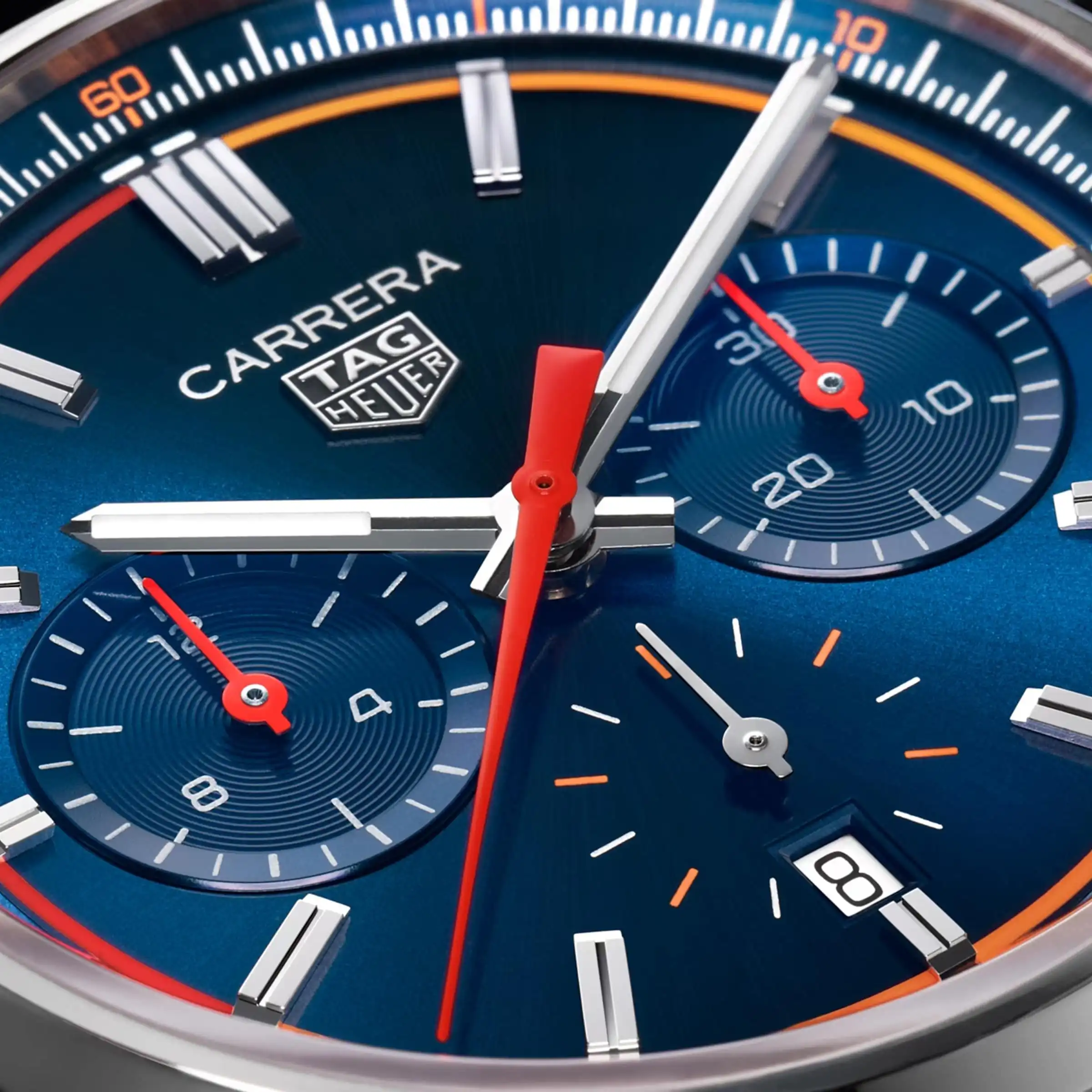 TAG Heuer Carrera Chronograph 42mm Mens Replica Blue CBN201D.FC6543 - Image 2
