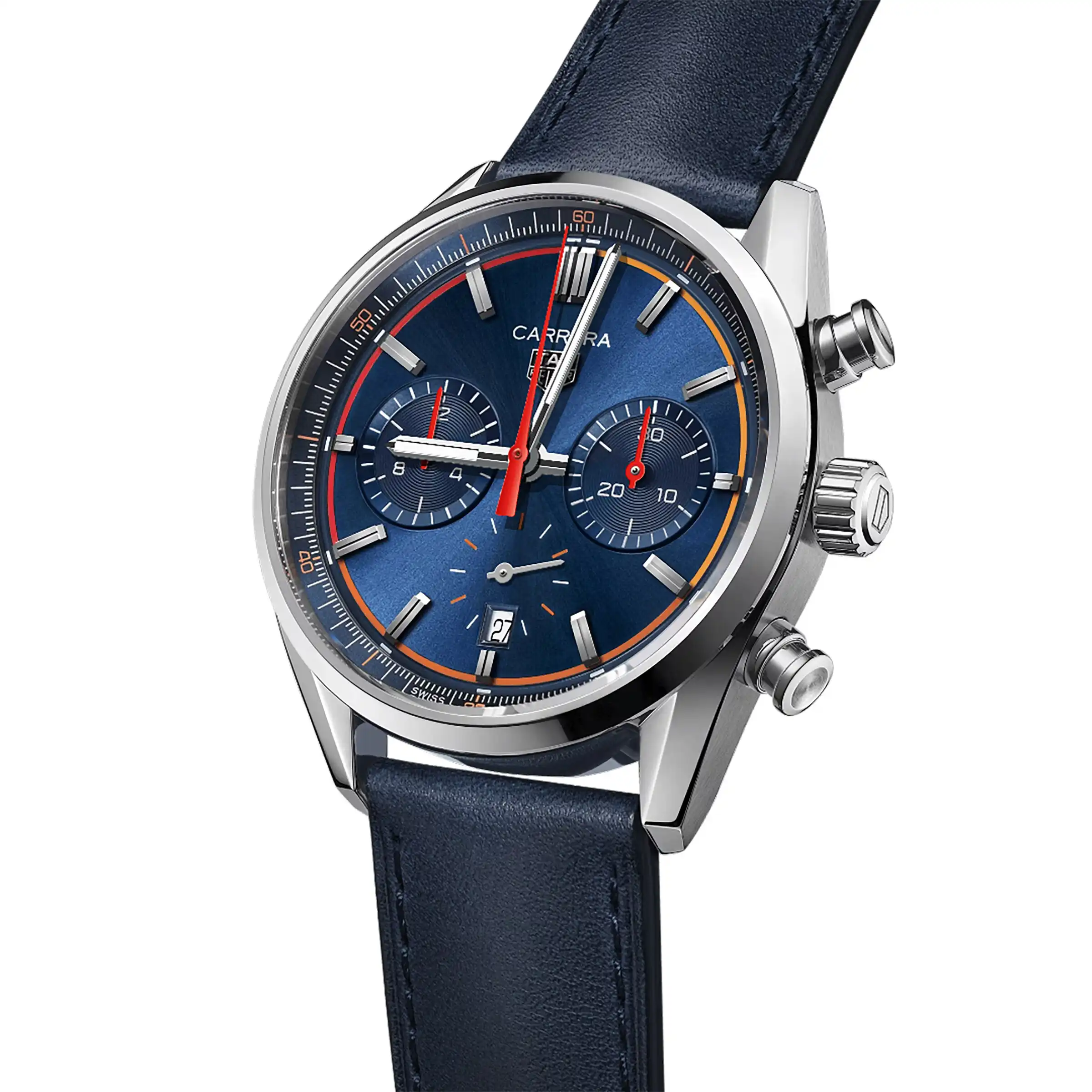 TAG Heuer Carrera Chronograph 42mm Mens Replica Blue CBN201D.FC6543 - Image 6