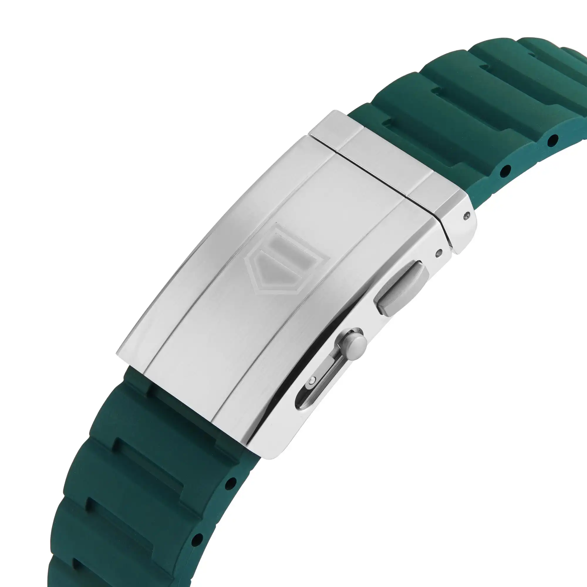 TAG Heuer Carrera Chronograph 44mm Mens Replica Green Rubber CBN2A1N.FT6238 - Image 8