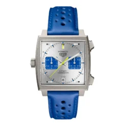 TAG Heuer Monaco Chronograph Racing Blue Limited Edition 39mm Mens Replica Silver CAW218C.FC6548