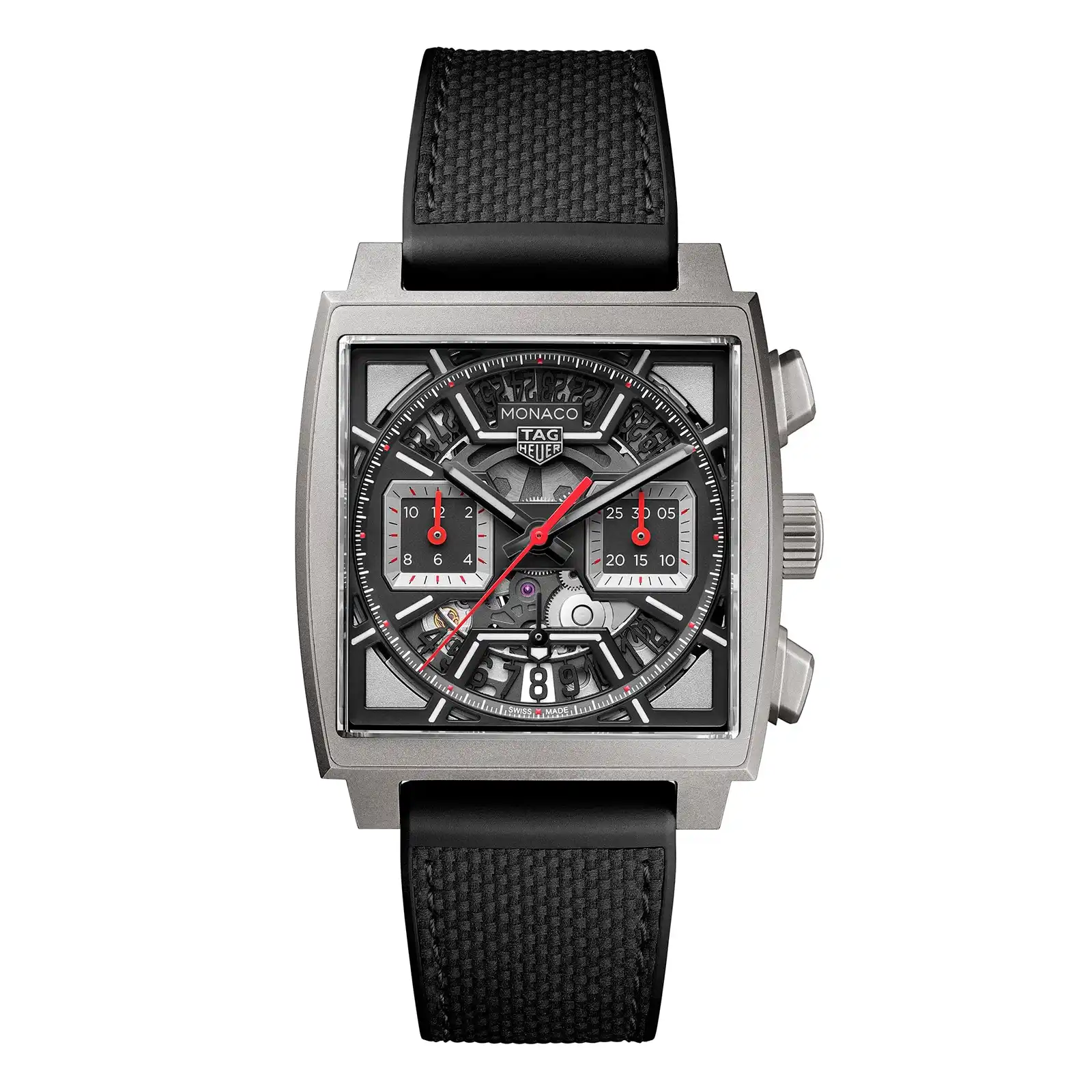 TAG Heuer Monaco Chronograph 39mm Mens Replica Titanium Black CBL2183.FT6236