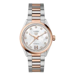 TAG Heuer Carrera Date 36mm Ladies Replica Mother Of Pearl Diamond WBN2351.BD0000