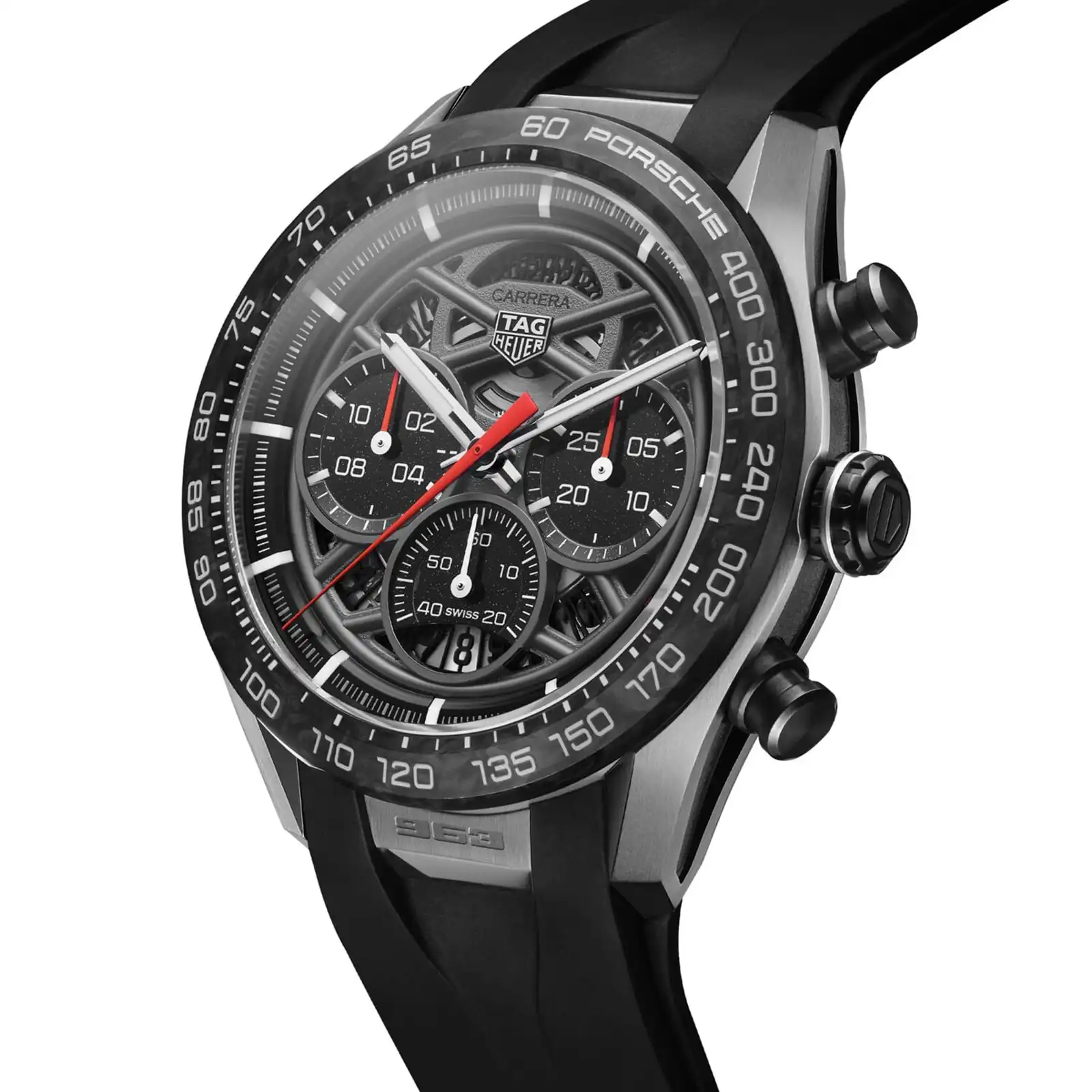 TAG Heuer Carrera Porsche Limited Edition 44mm Mens Replica Skeleton CBU2010.FT6267 - Image 2