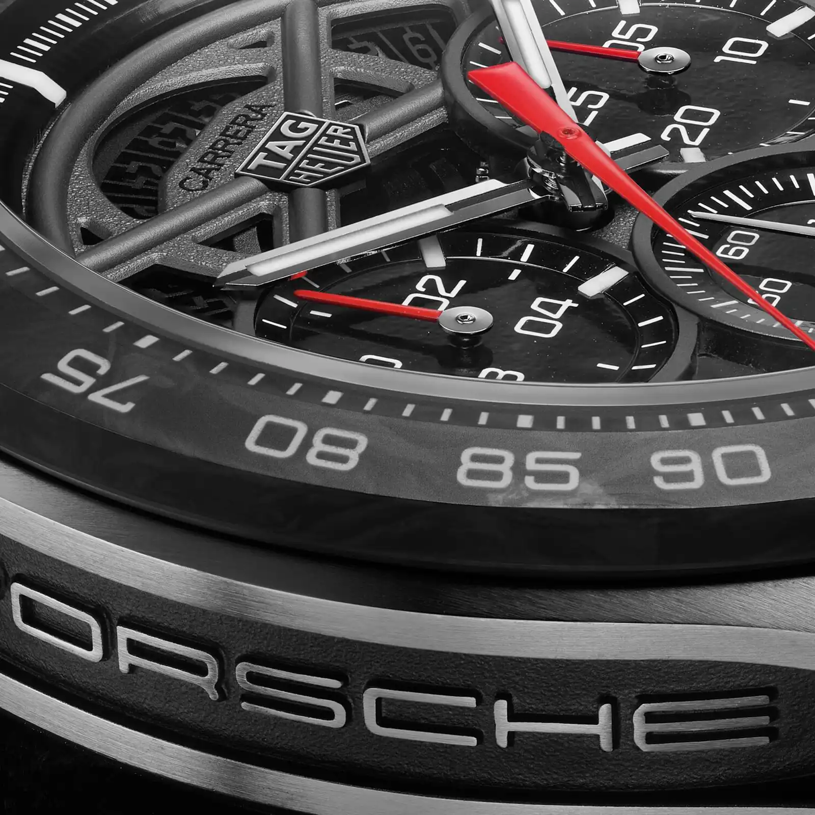 TAG Heuer Carrera Porsche Limited Edition 44mm Mens Replica Skeleton CBU2010.FT6267 - Image 3