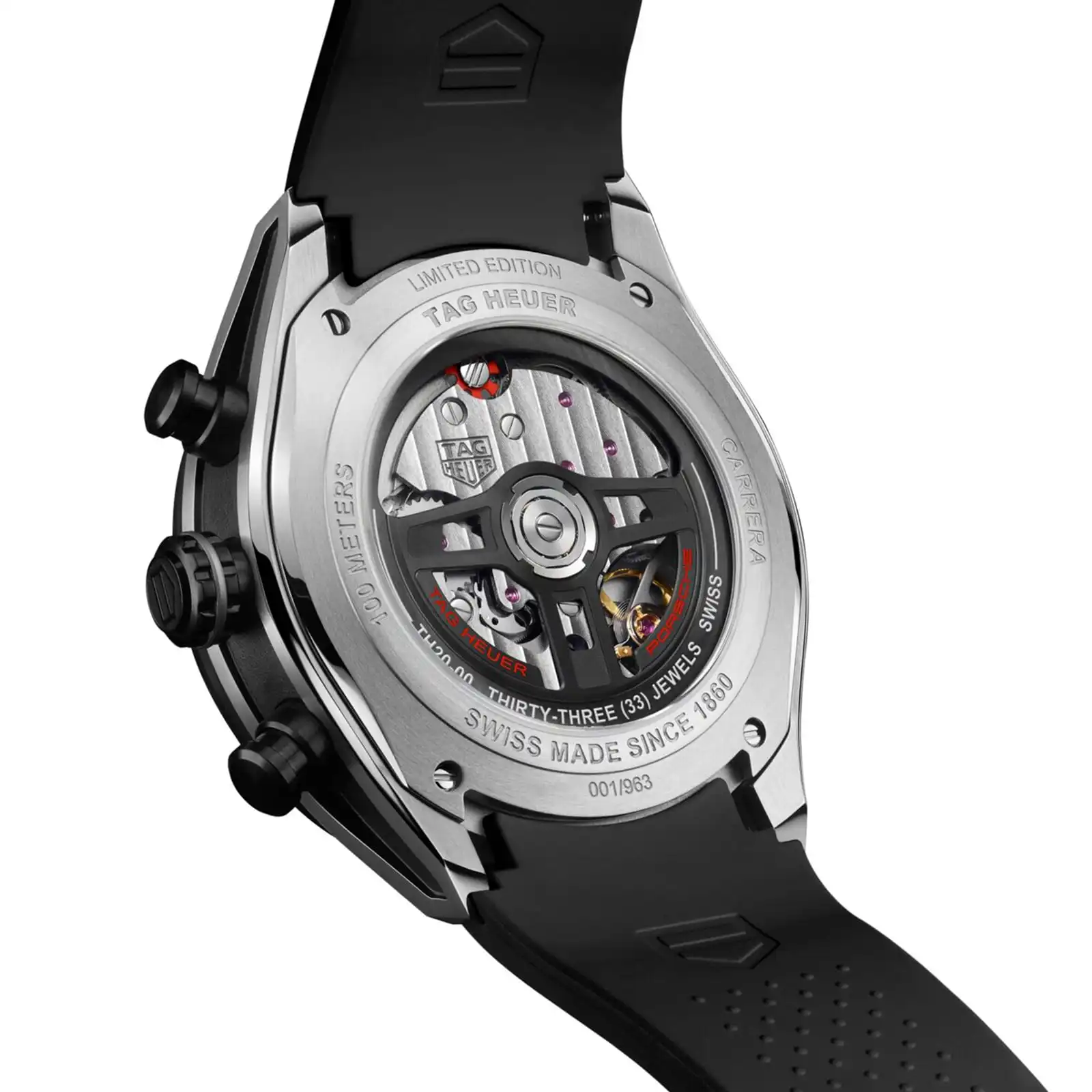 TAG Heuer Carrera Porsche Limited Edition 44mm Mens Replica Skeleton CBU2010.FT6267 - Image 5