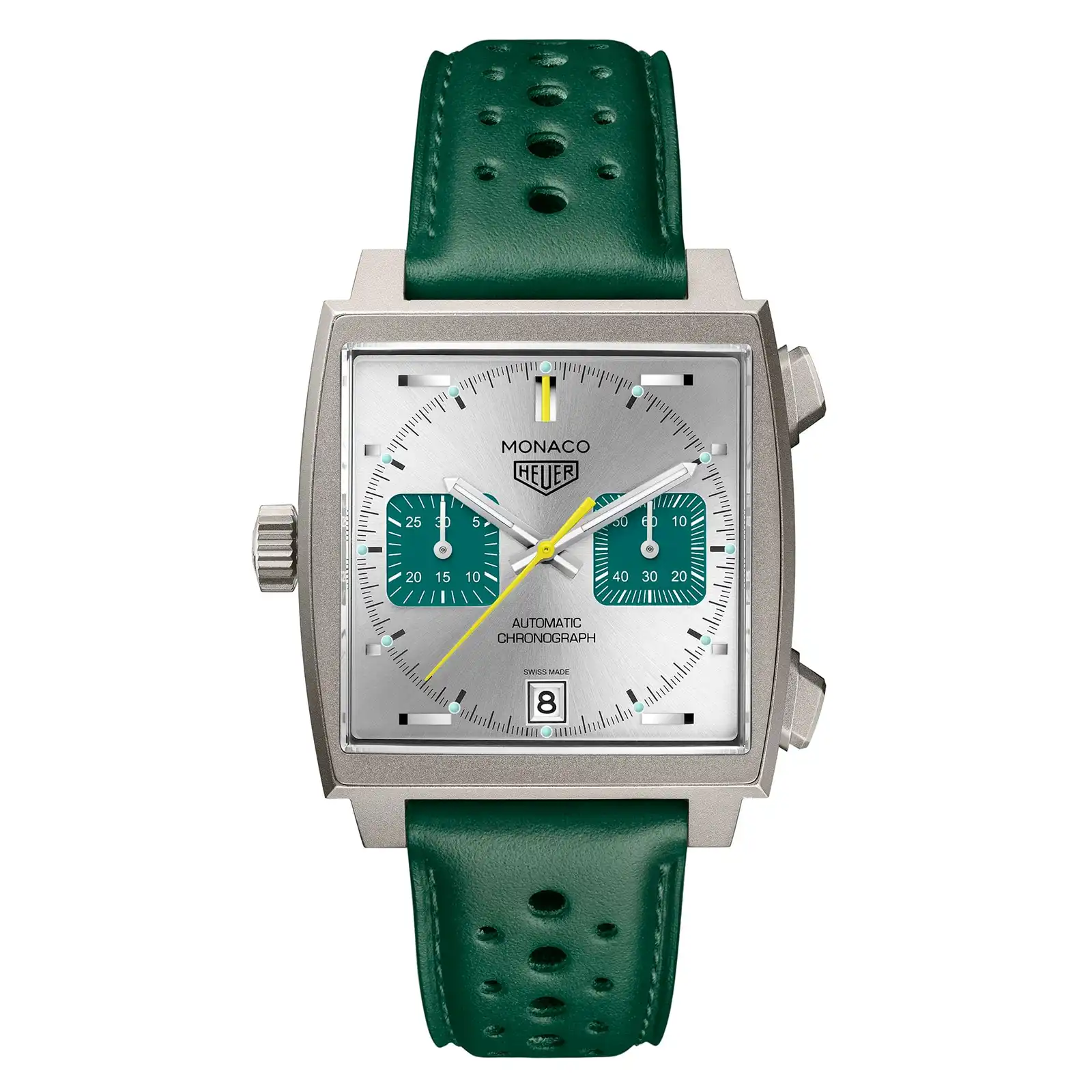 TAG Heuer Monaco Chronograph Racing Green 39mm Mens Replica CAW218E.FC6565