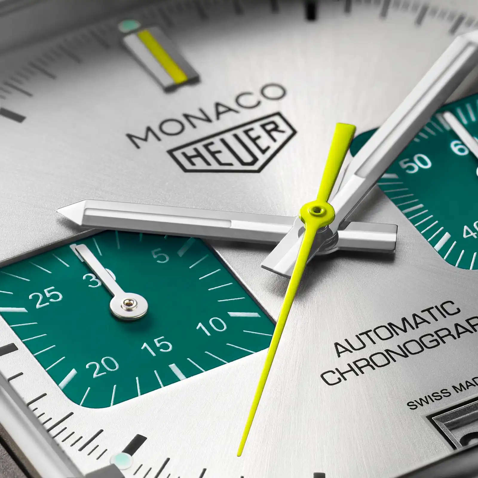 TAG Heuer Monaco Chronograph Racing Green 39mm Mens Replica CAW218E.FC6565 - Image 3