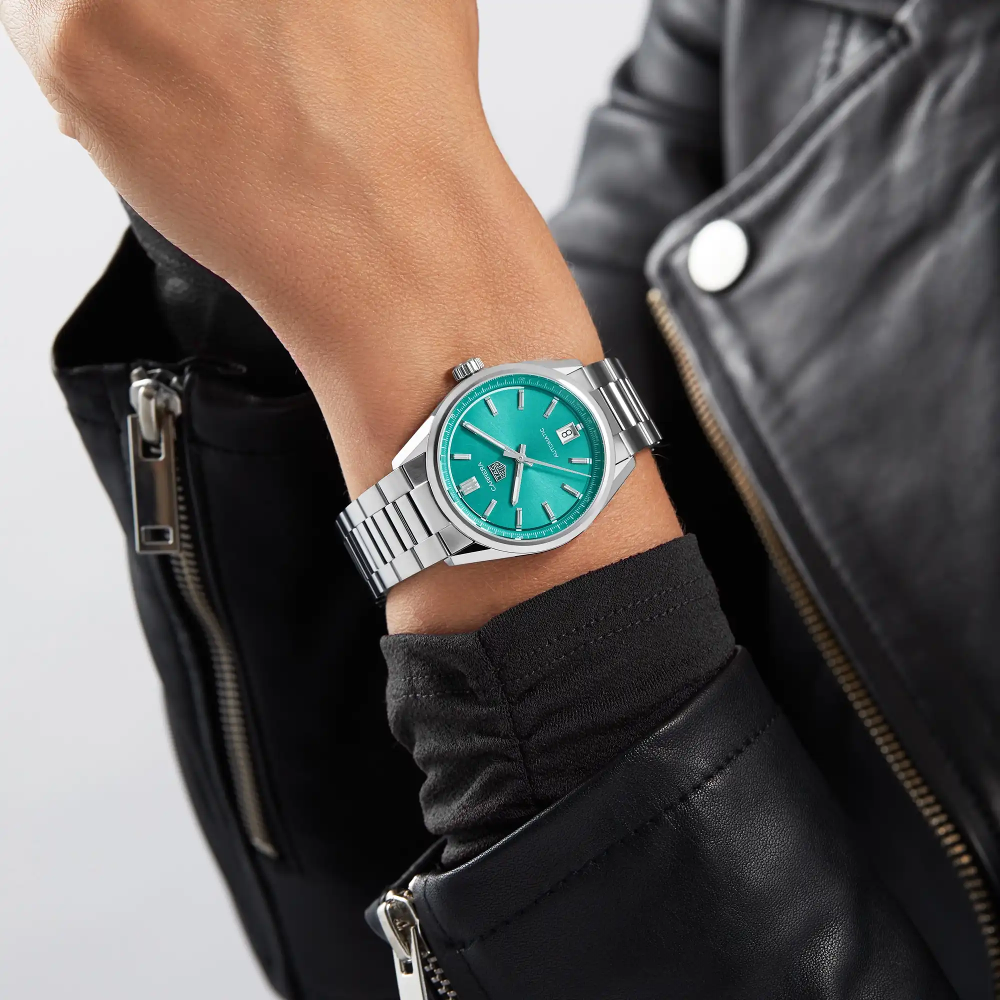 TAG Heuer Carrera Date 36mm Unisex Replica Turquoise WBN2316.BA0001 - Image 8