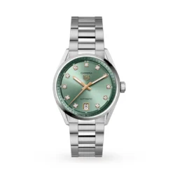 TAG Heuer Carrera Date 36mm Ladies Replica Green Diamond Dot WBN2317.BA0001