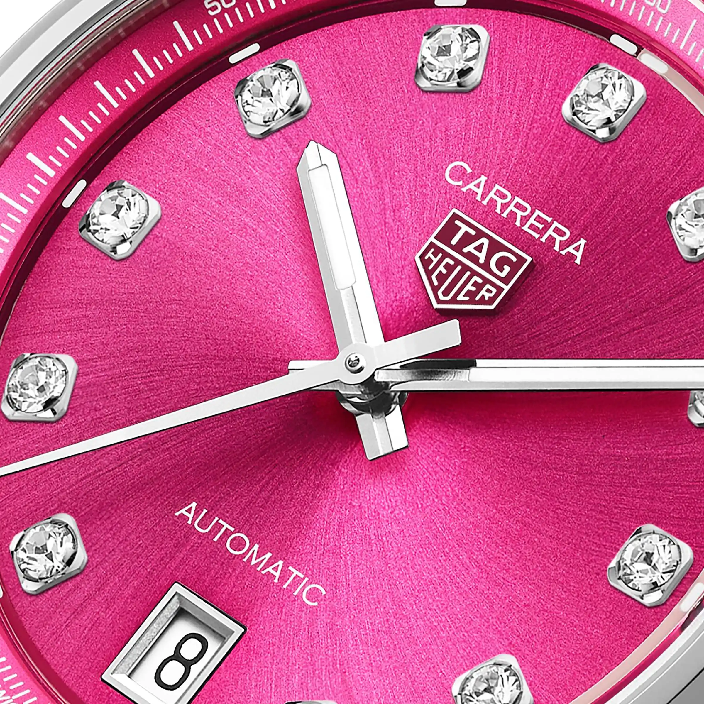 TAG Heuer Carrera Date 36mm Ladies Replica Pink Diamond Dot WBN2318.BA0001 - Image 3