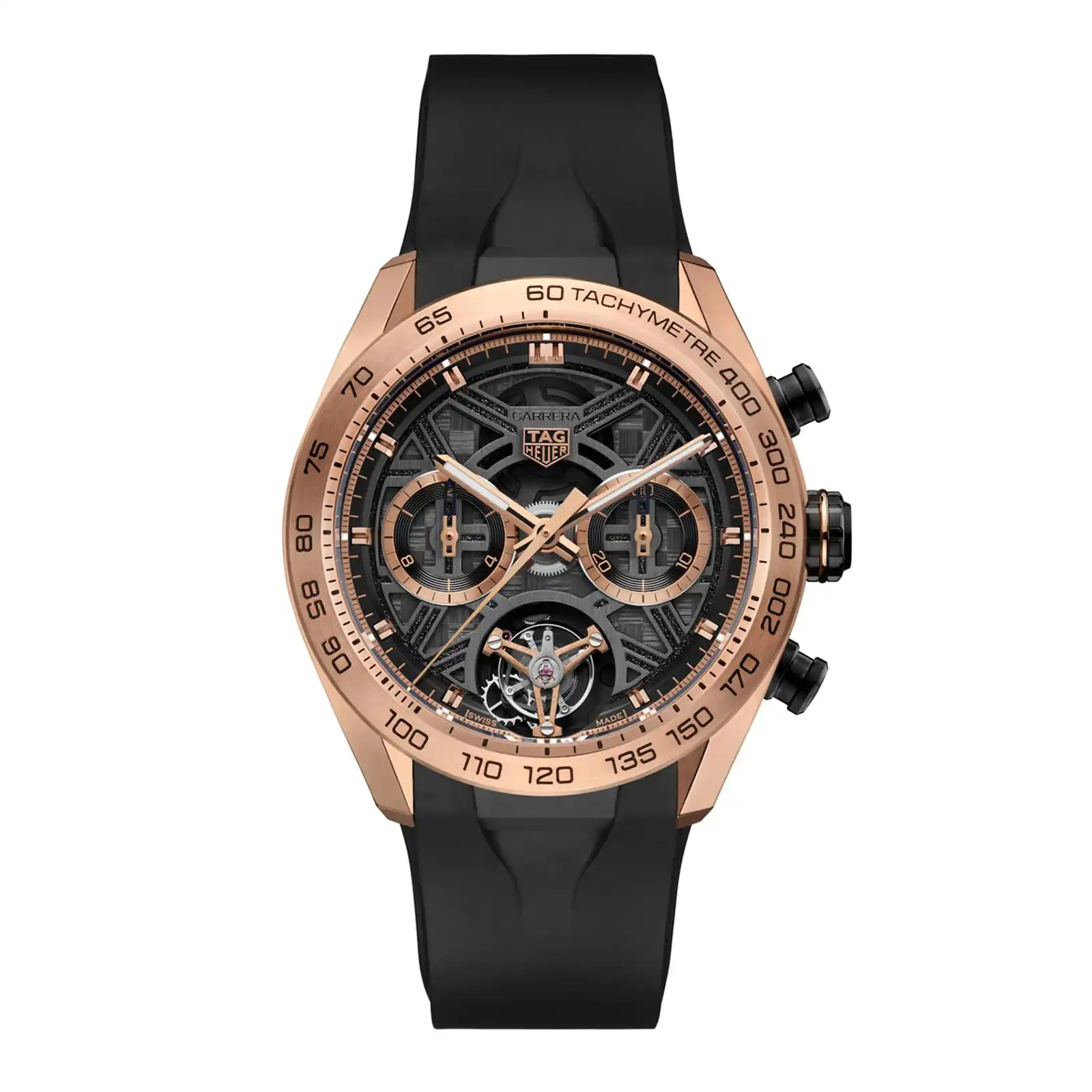 TAG Heuer Carerra Chronograph Tourbillon Extreme Sport 44mm Mens Replica Grey CBU5050.FT6273