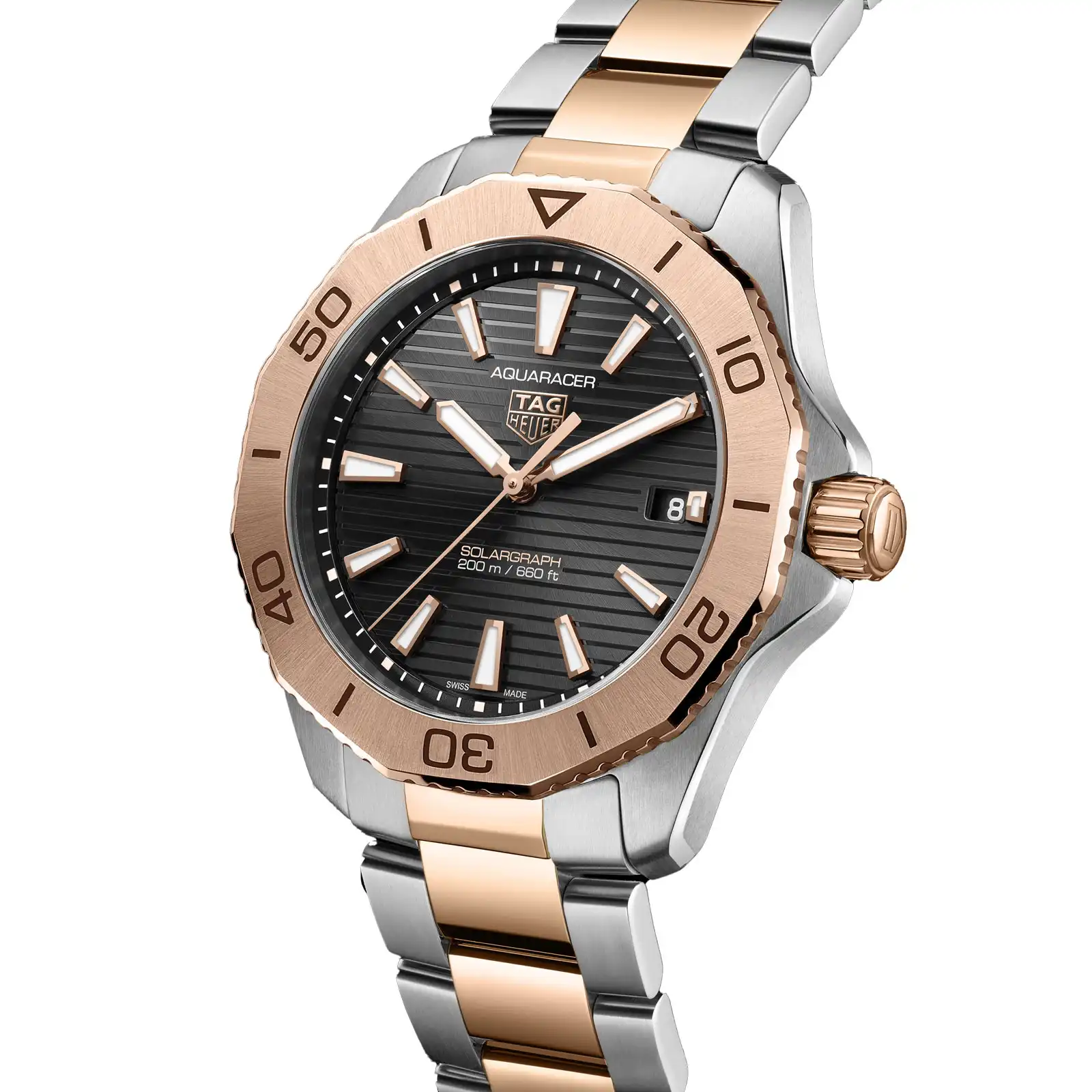 TAG Heuer Aquaracer Professional 200 Solargraph 40mm Mens Replica WBP1121.BB0003 - Image 2