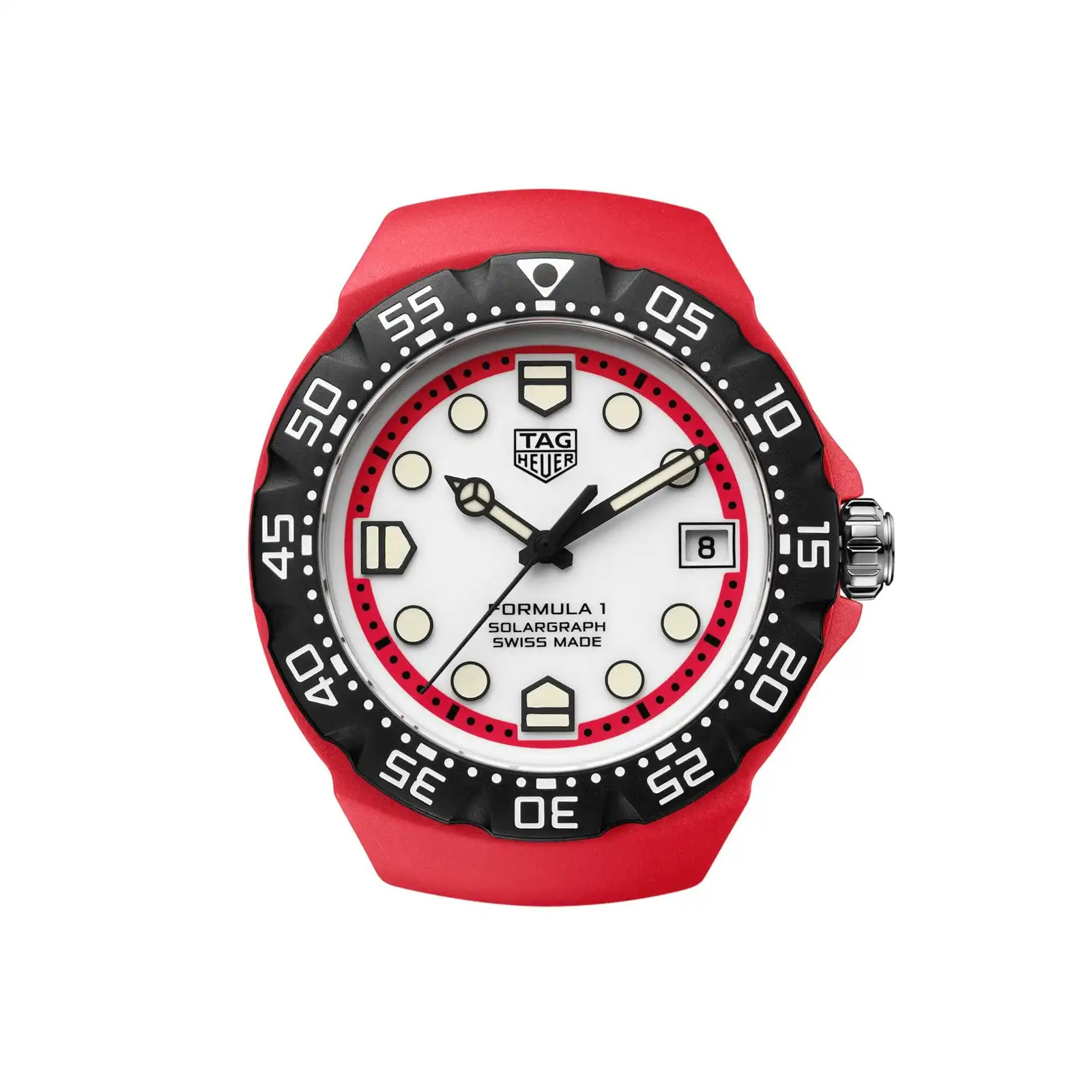 TAG Heuer Formula 1 Solargraph Limited Edition 38mm Mens Replica Red WBY1161.FT8086 - Image 7