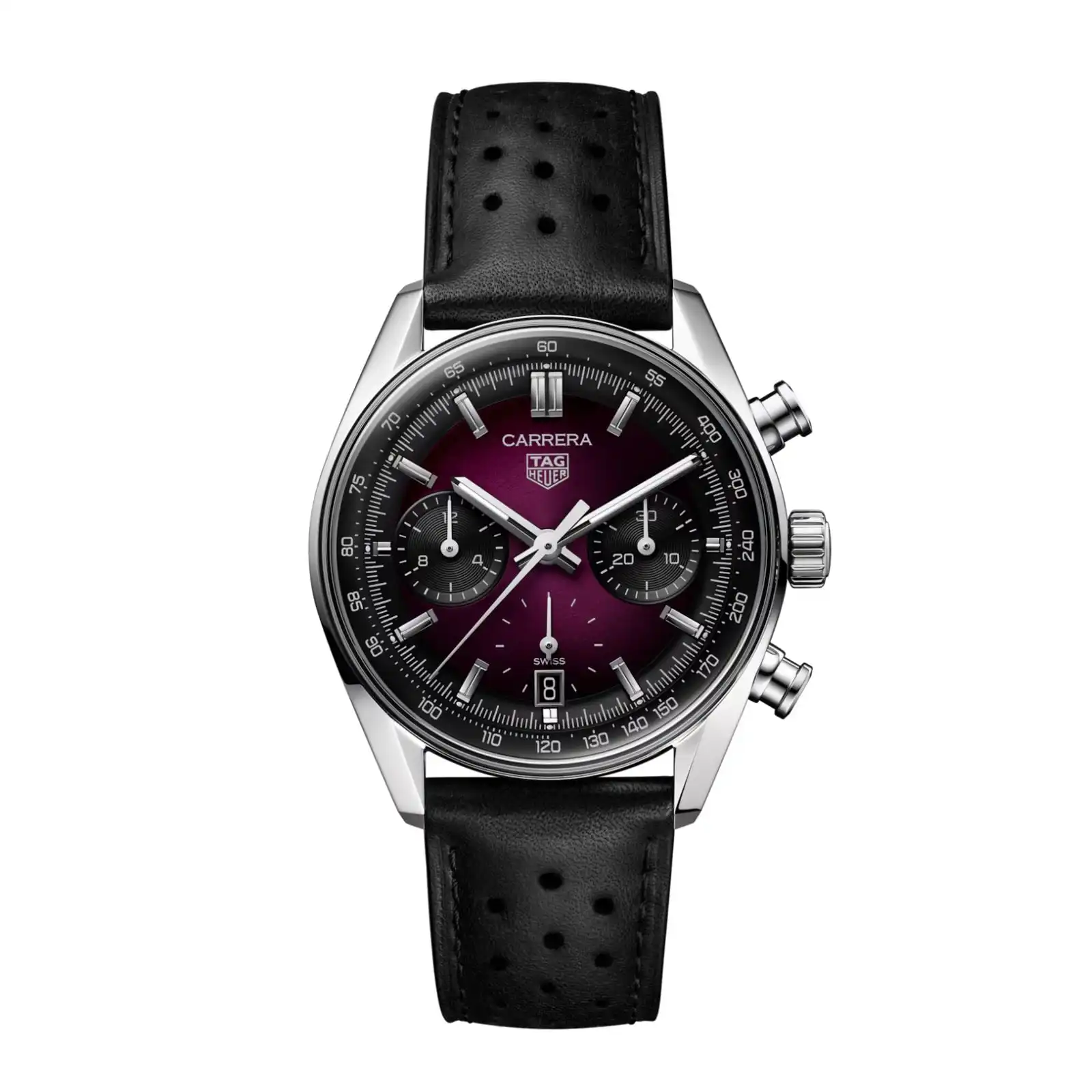 TAG Heuer Carrera Glassbox 39mm Mens Replica Purple CBS2219.FC6607