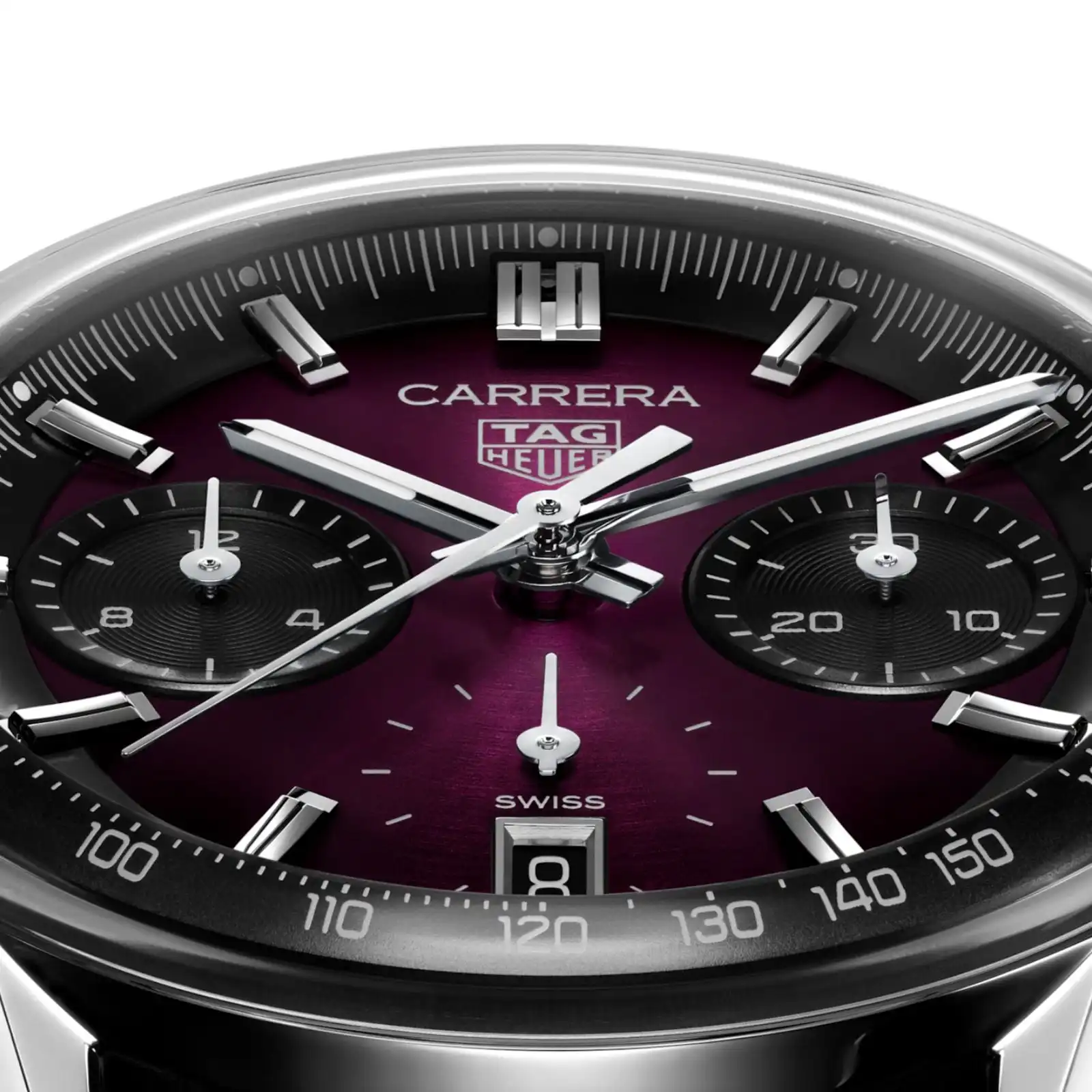TAG Heuer Carrera Glassbox 39mm Mens Replica Purple CBS2219.FC6607 - Image 5