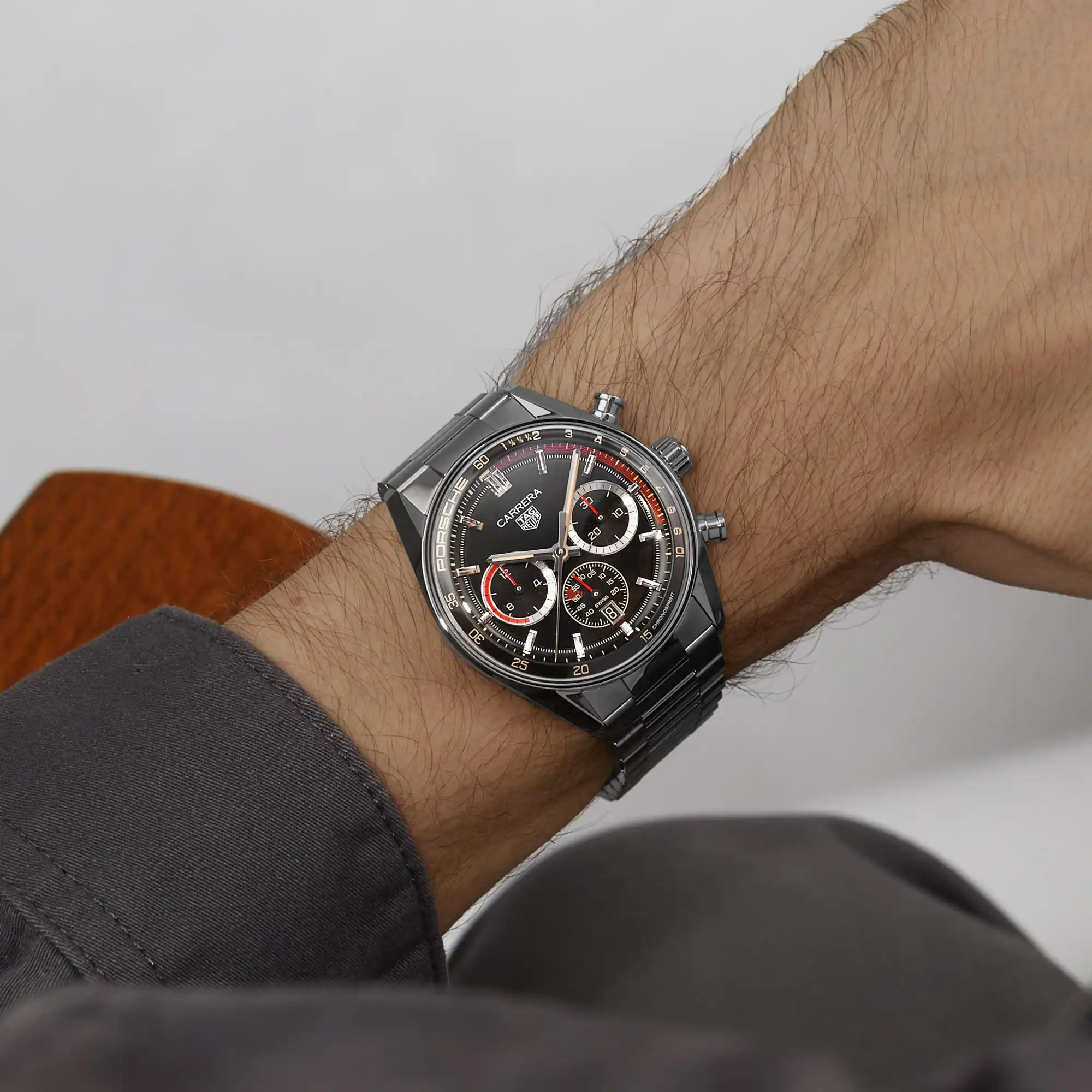 TAG Heuer Carrera Chronosprint X Porsche Rallye 42mm Mens Replica CBS2015.EB0381 - Image 8