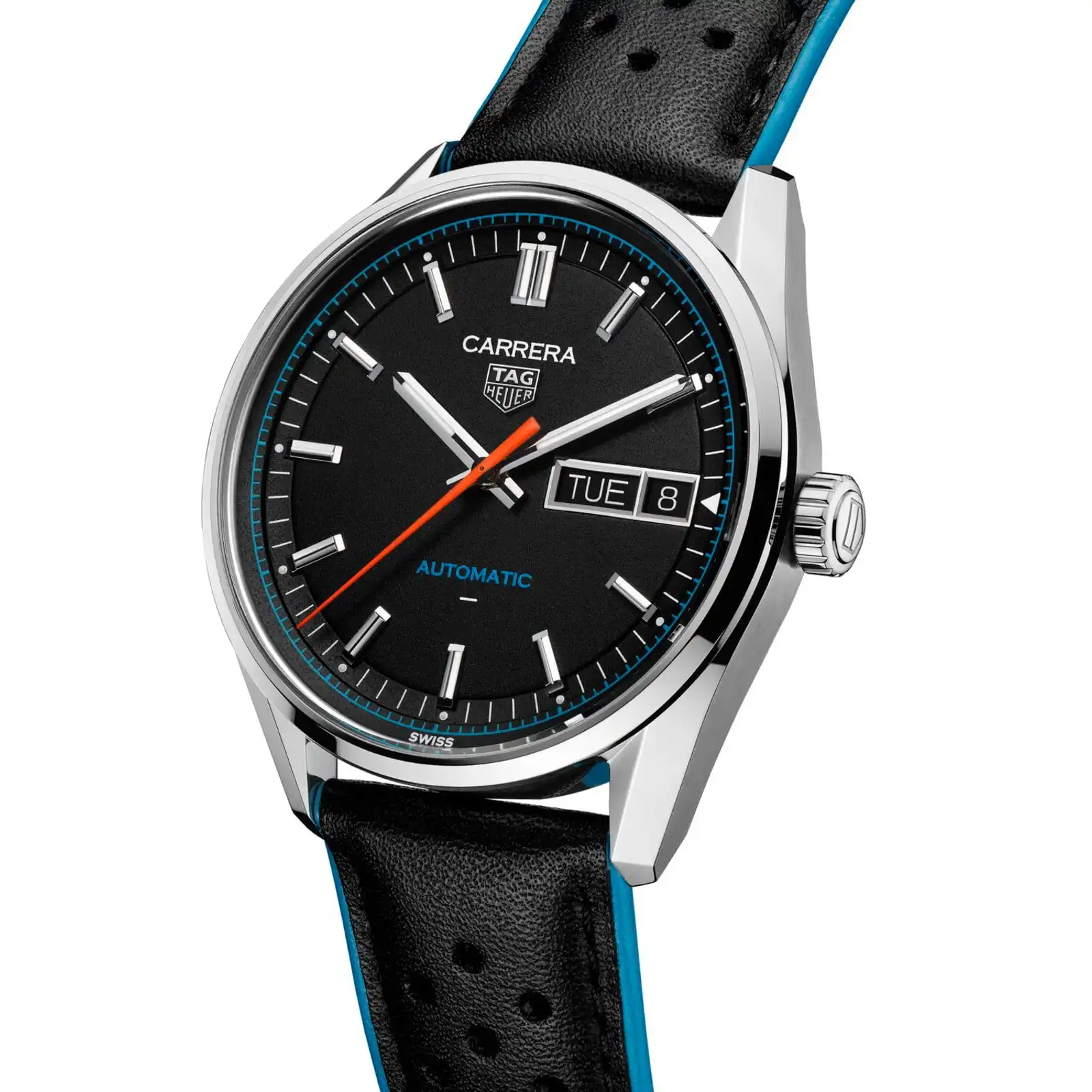 TAG Heuer Carrera Day-Date 41mm Mens Replica Black WDA2110.FC6614 - Image 2