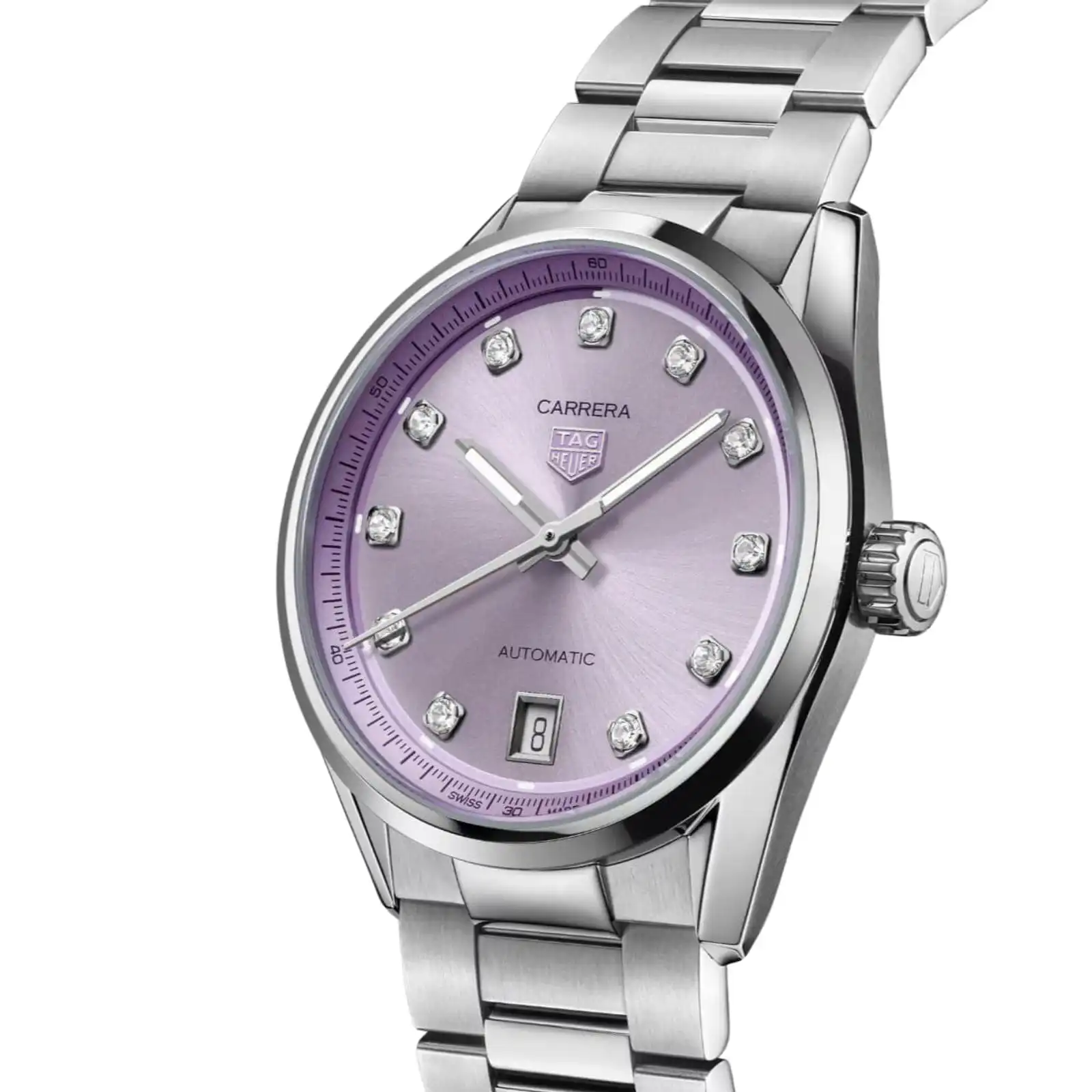 TAG Heuer Carrera Date 36mm Ladies Replica Diamond Dot WBN2319.BA0001 - Image 2