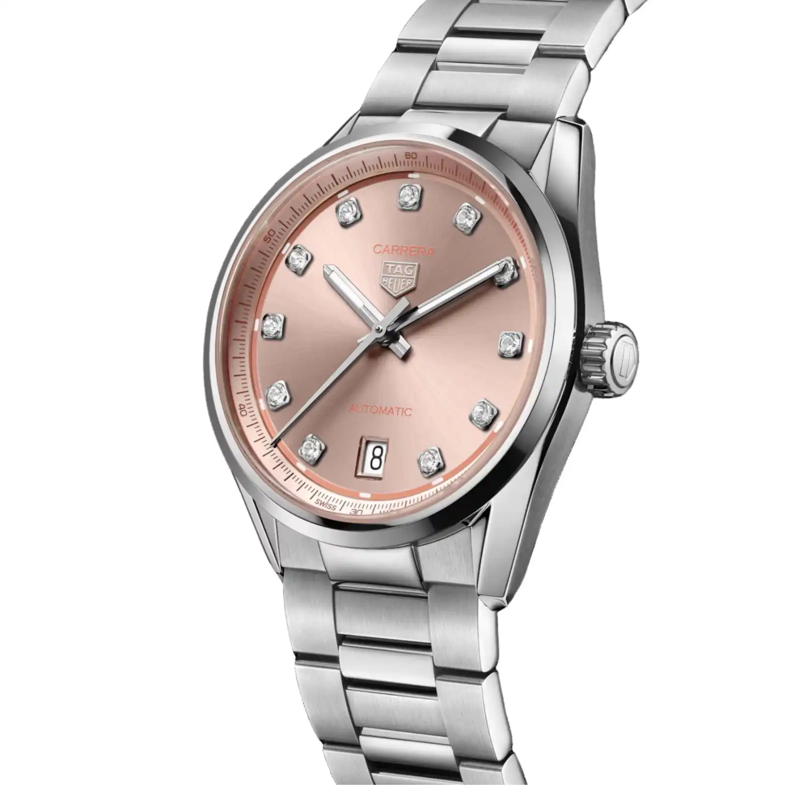 TAG Heuer Carrera Date 36mm Ladies Replica Diamond Dot WBN231D.BA0001 - Image 2