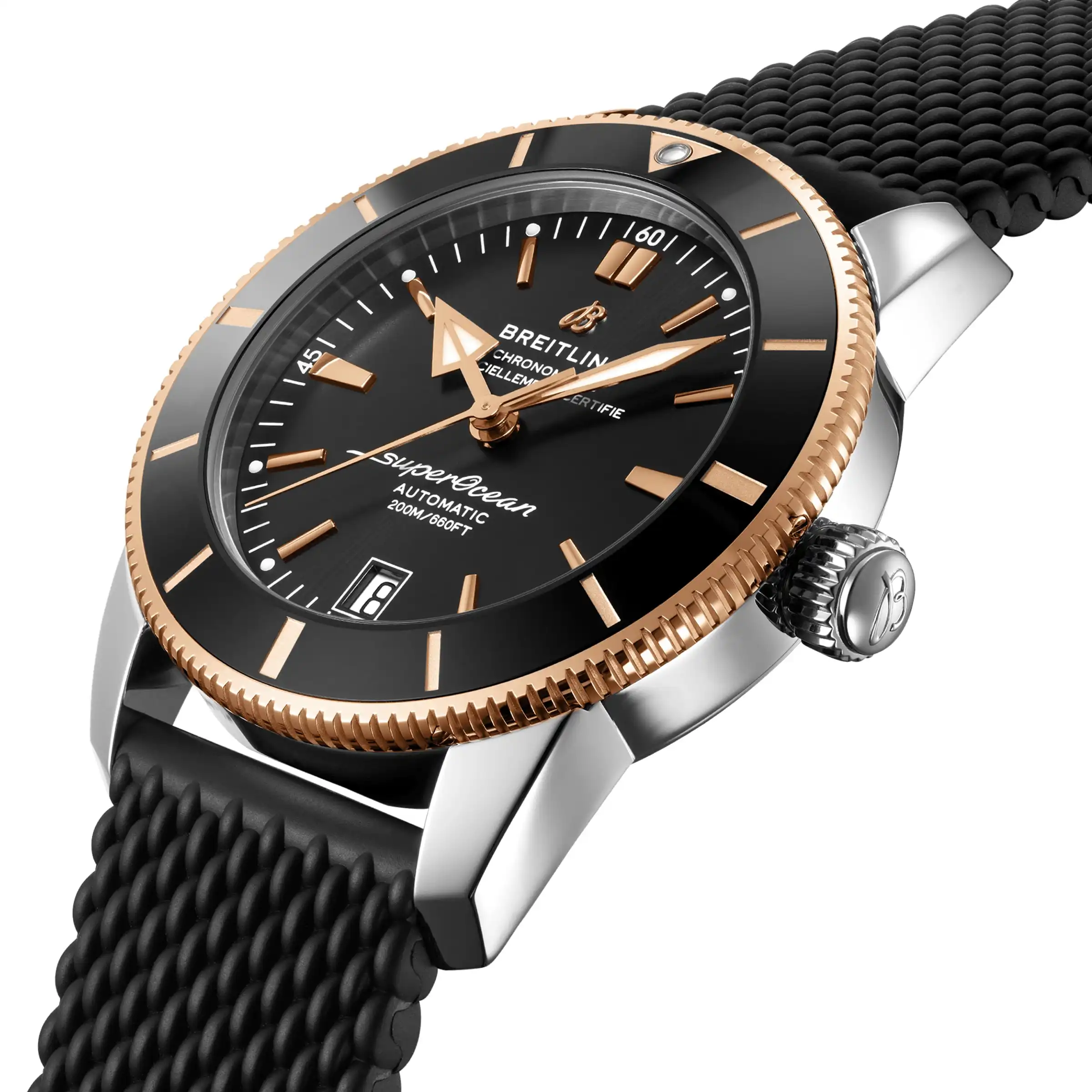 Replica Breitling Superocean Heritage B20 Automatic 42 Rubber Strap UB2010121B1S1 - Image 2