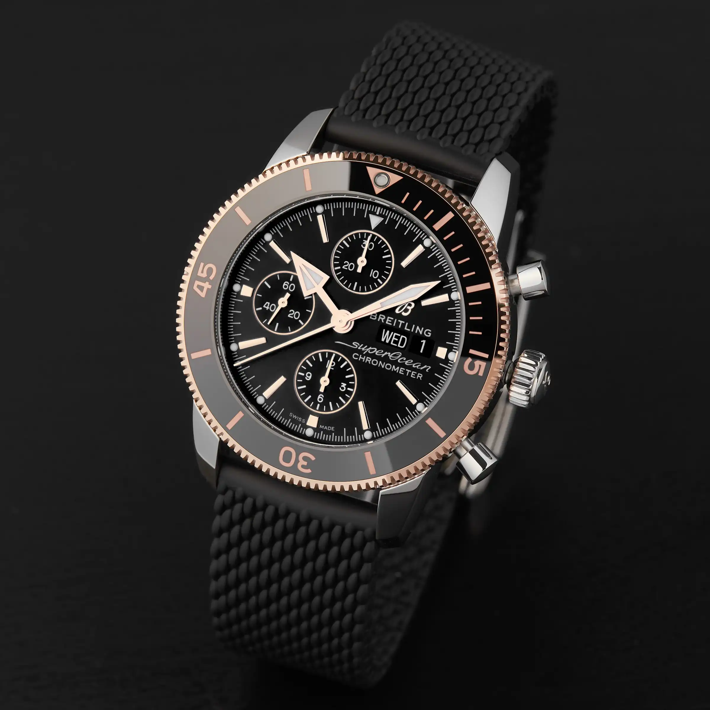 Replica Breitling Superocean Heritage Chronograph 44 Rubber Strap U13313121B1S1 - Image 6