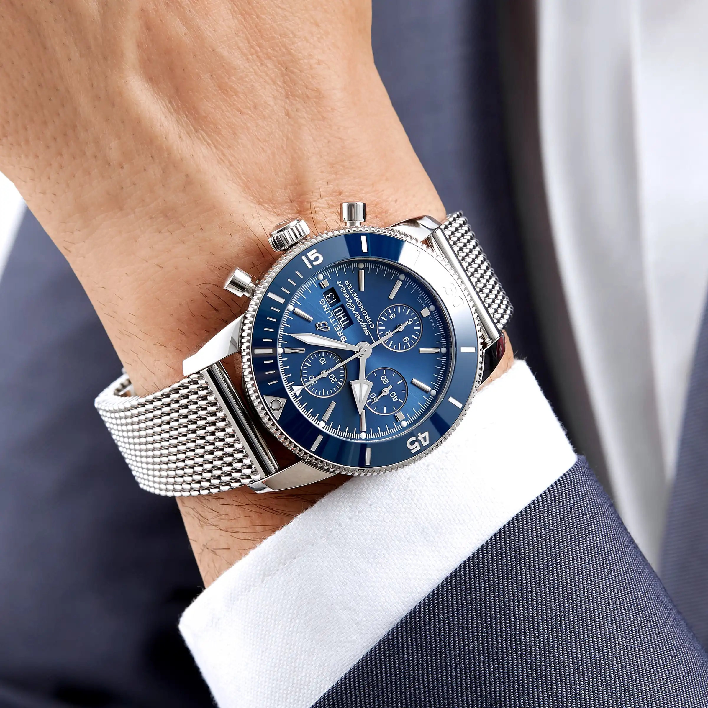 Replica Breitling Superocean Heritage Chronograph 44 Stainless Steel A13313161C1A1 - Image 5