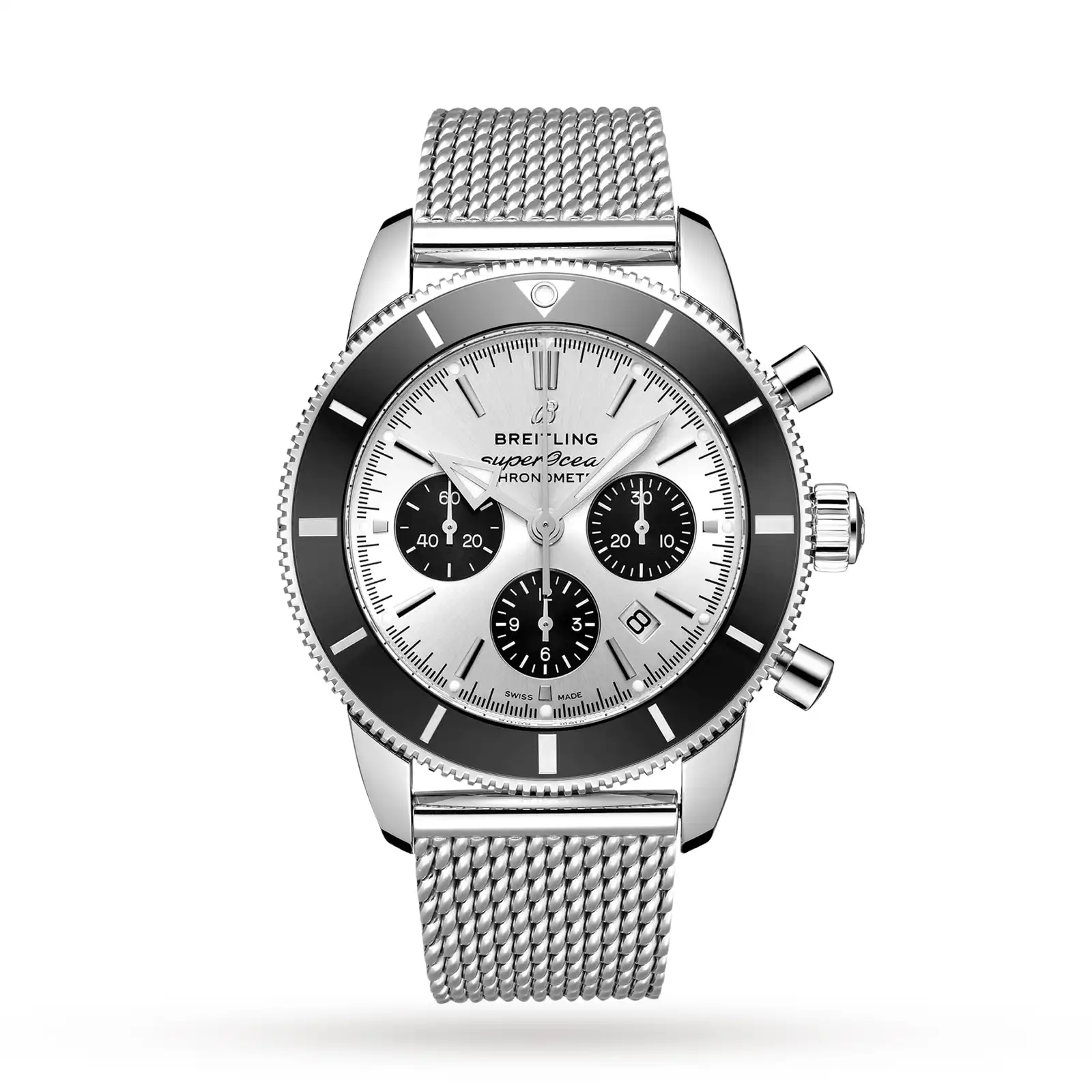 Replica Breitling Superocean Heritage B01 Chronograph 44 Stainless Steel AB0162121G1A1