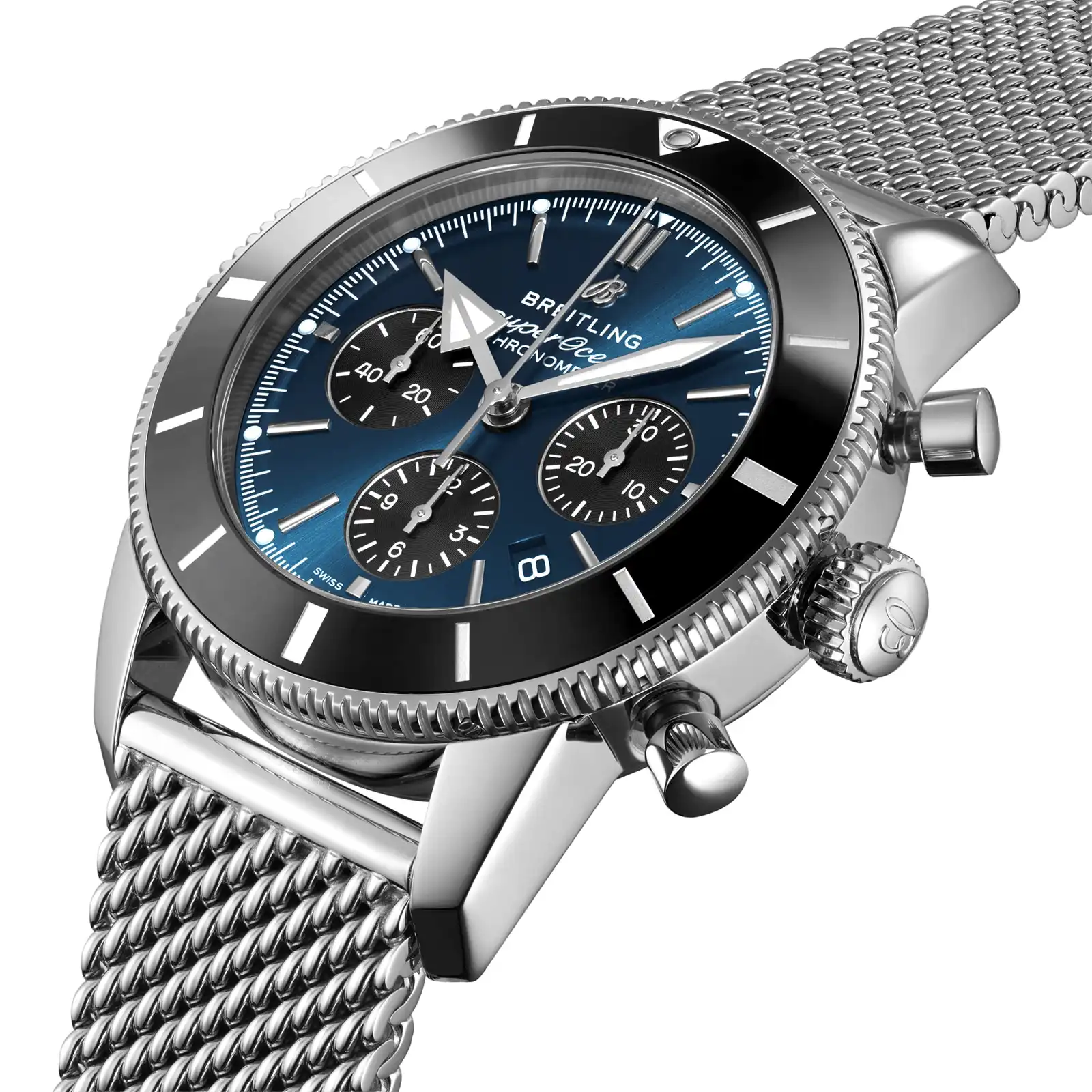Replica Breitling Superocean Heritage B01 Chronograph 44 Stainless Steel AB0162121C1A1 - Image 2
