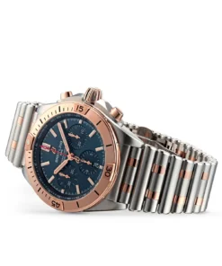 Alternative view of Replica Breitling Chronomat B01 42 Stainless Steel & 18k Red Gold UB0134101C1U1