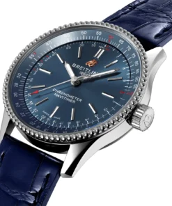 Alternative view of Replica Breitling Navitimer Automatic 35 Leather Strap A17395161C1P1