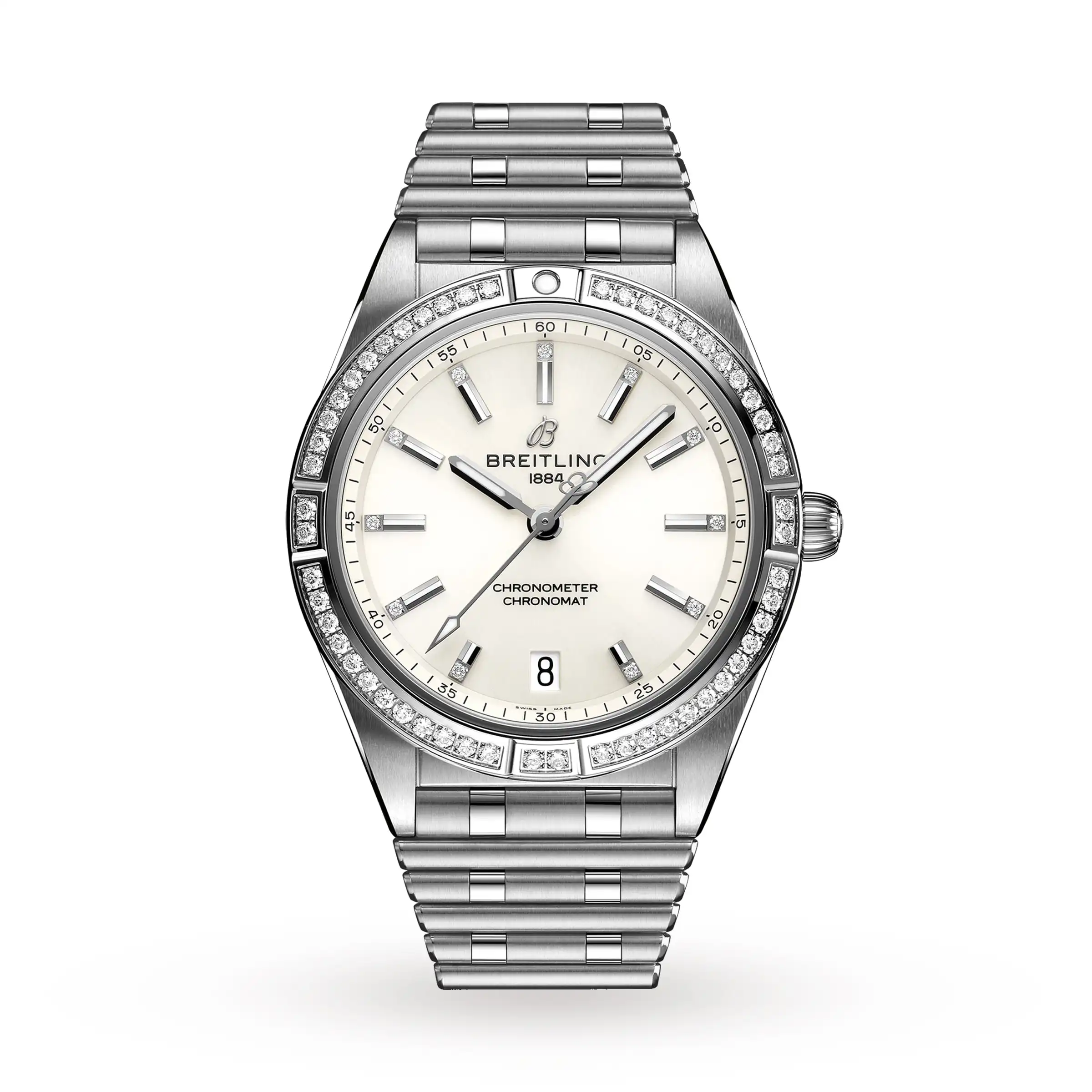Replica Breitling Chronomat Automatic 36 Stainless Steel (gem-set) A10380591A1A1