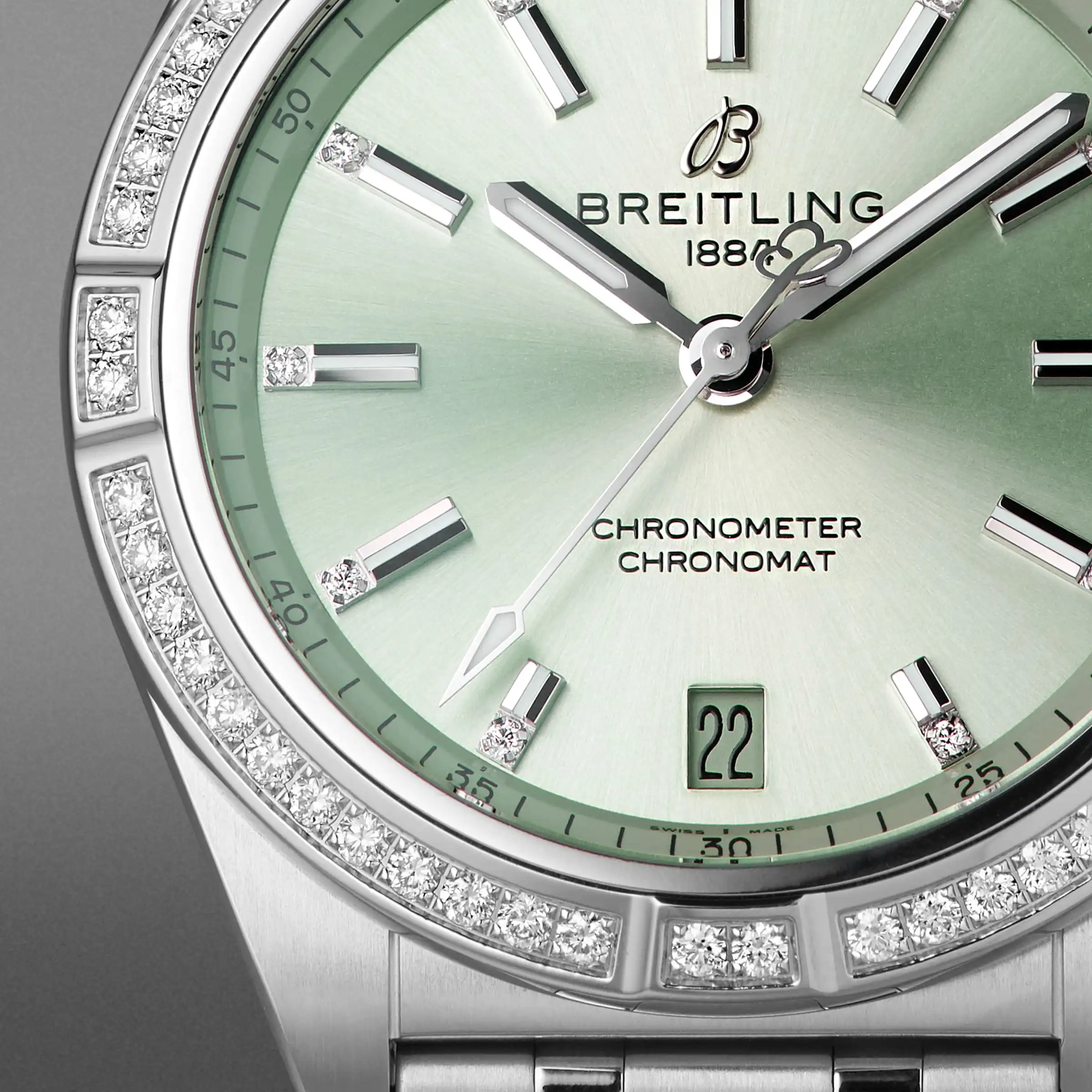 Replica Breitling Chronomat Automatic 36 – Mint Green A10380591L1A1 - Image 7