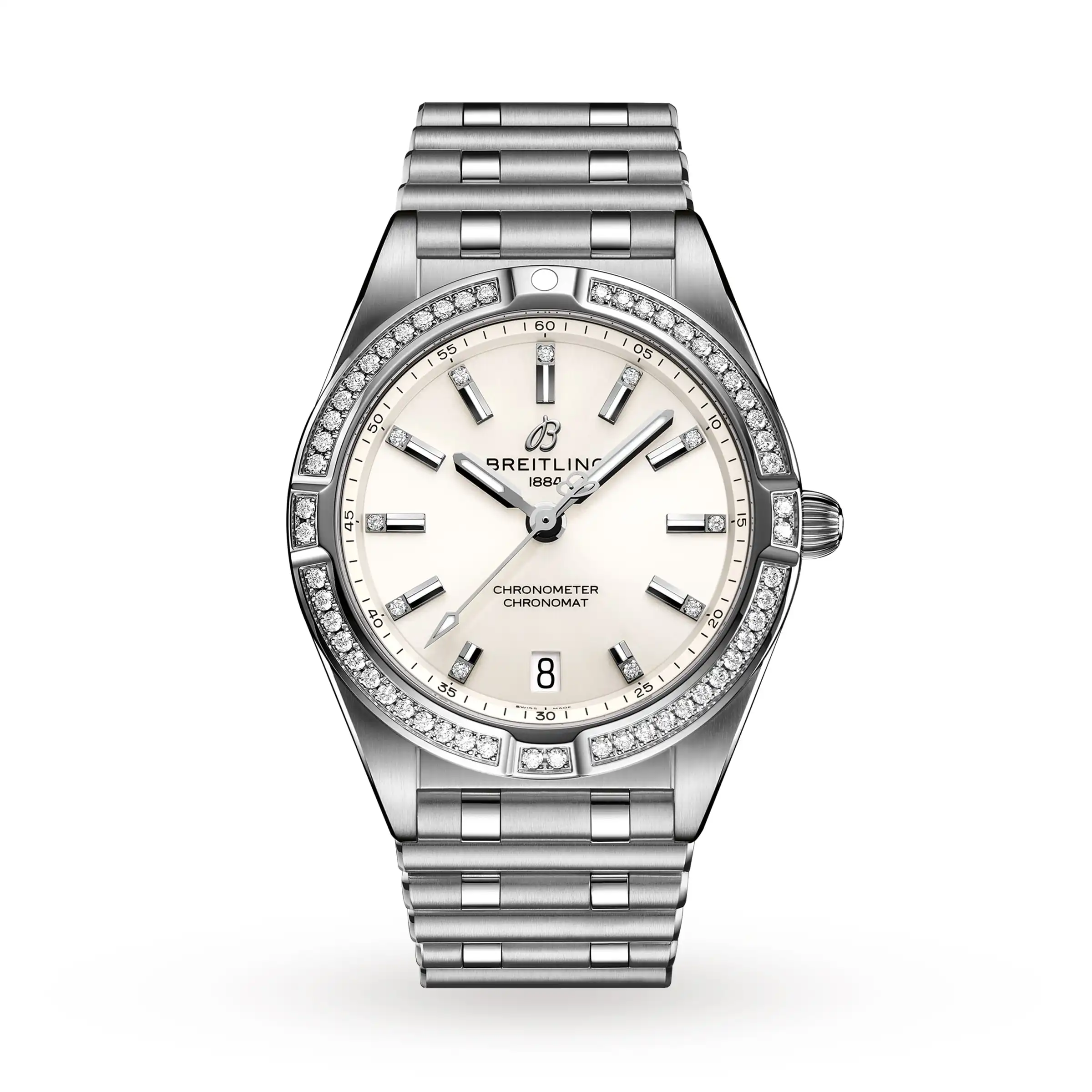 Replica Breitling Chronomat 32 Stainless Steel (gem-set) A77310591A1A1