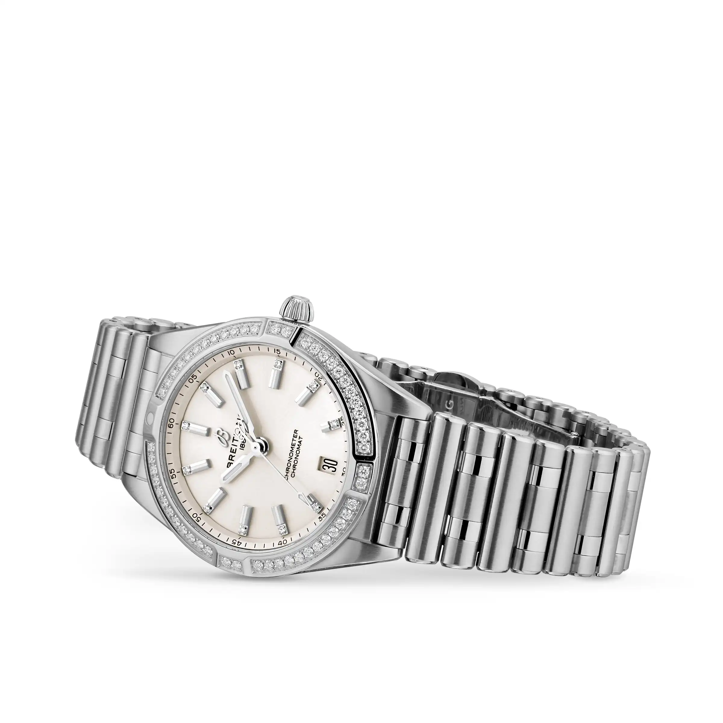 Replica Breitling Chronomat 32 Stainless Steel (gem-set) A77310591A1A1 - Image 3